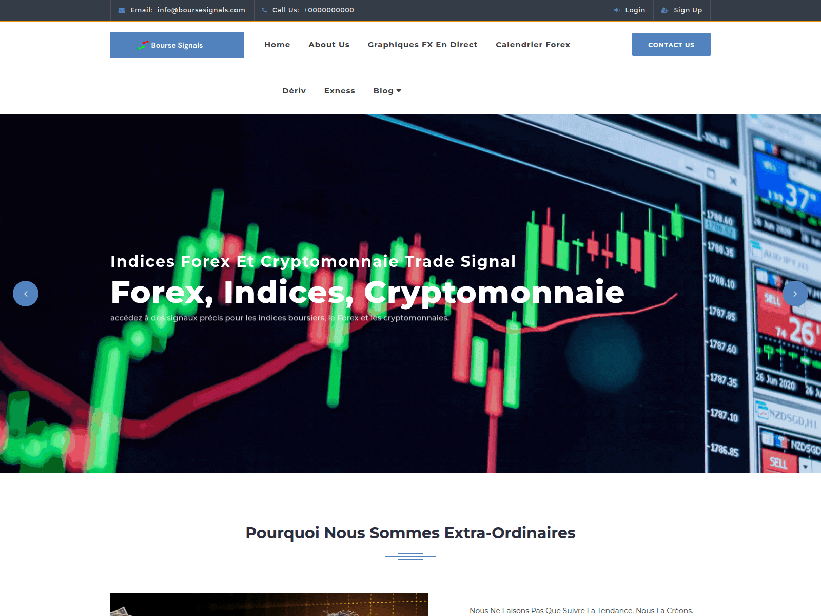 Screenshot of boursesignals.com