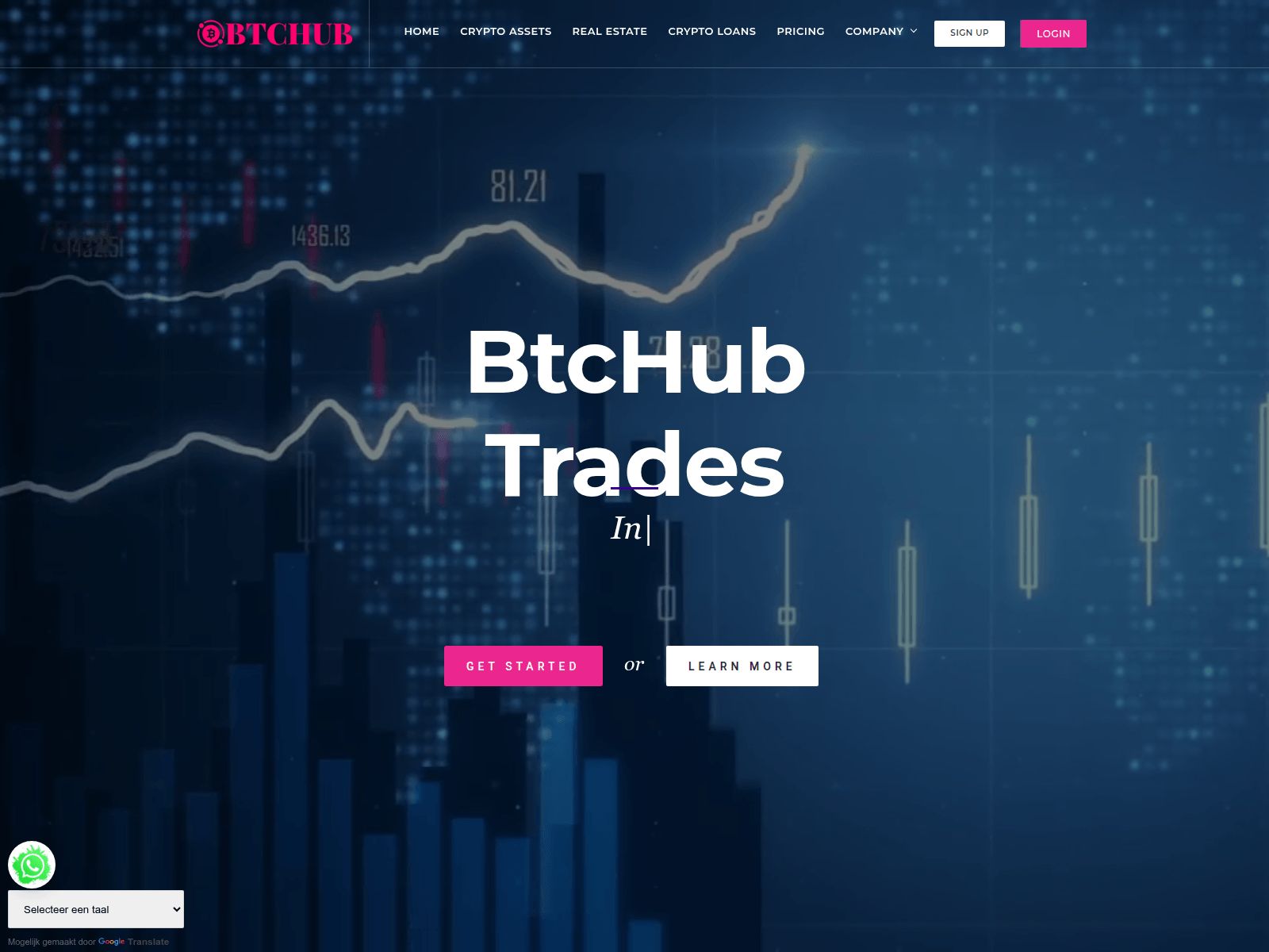 Screenshot of btchubs.com
