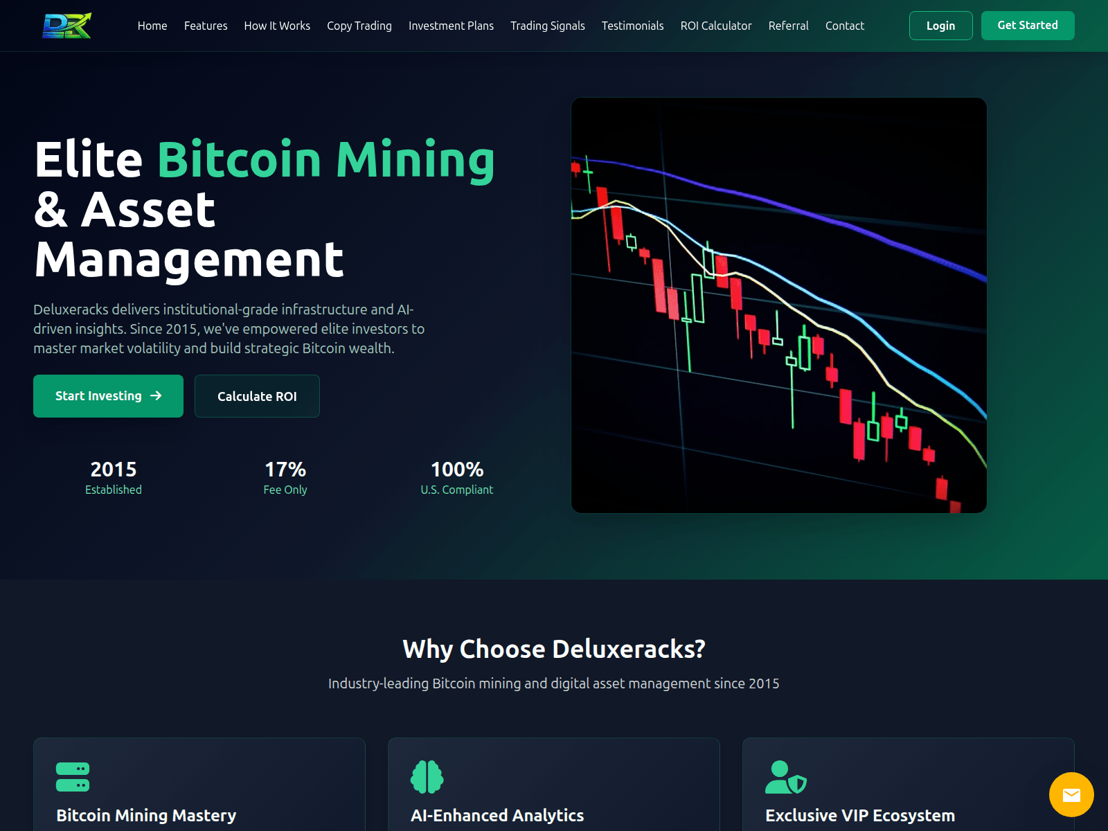 Screenshot of deluxeracks.com