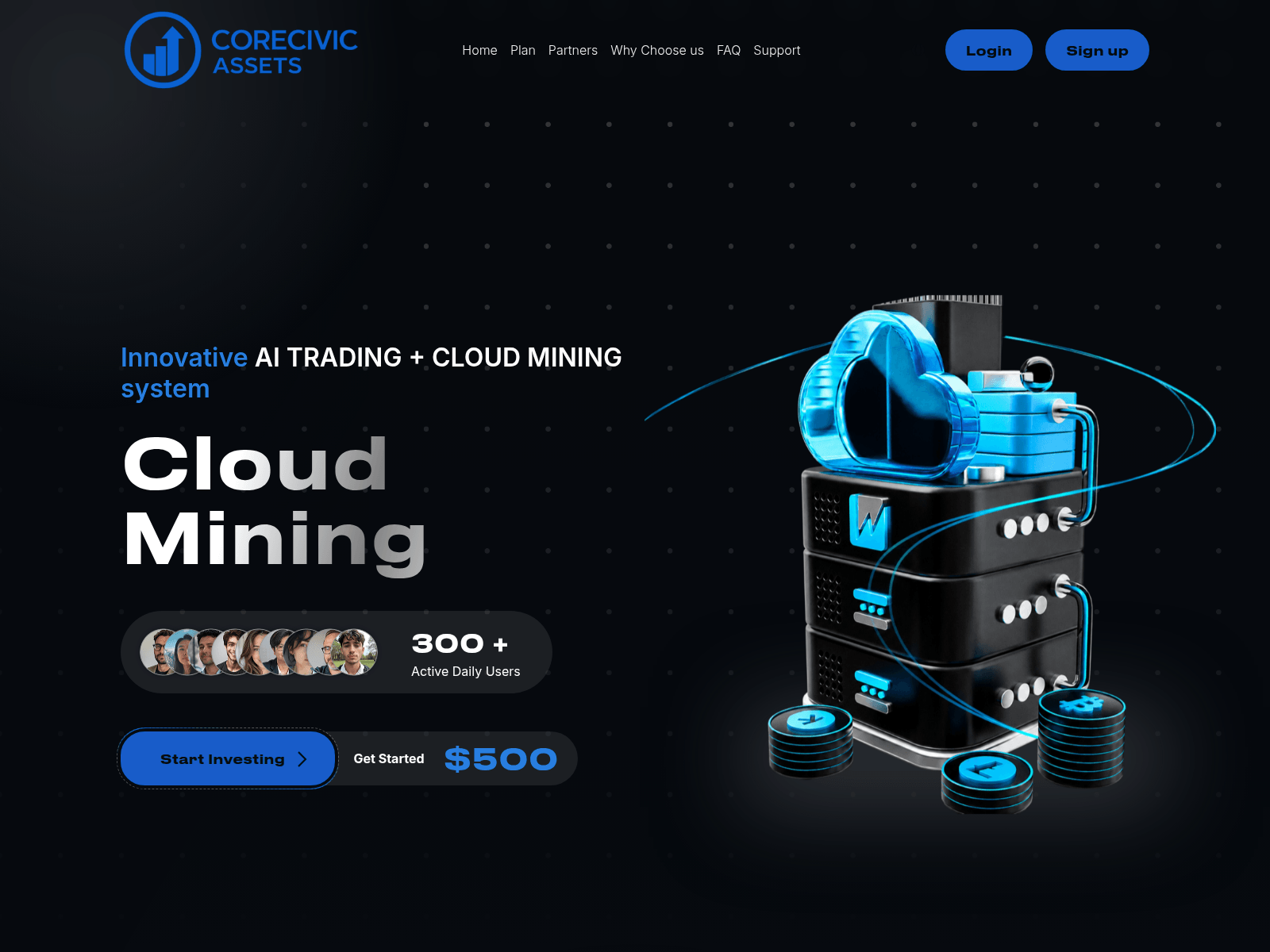 Screenshot of corecivicassets.com