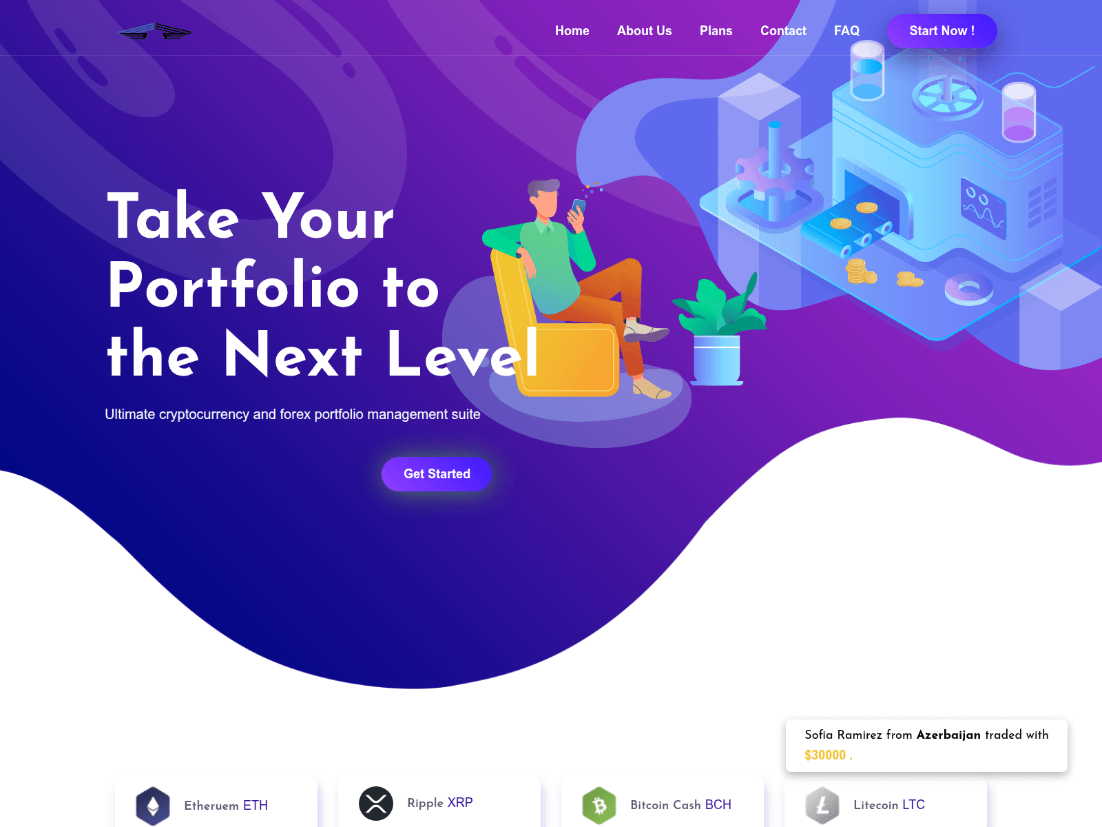 Screenshot of cotiplustrade.com