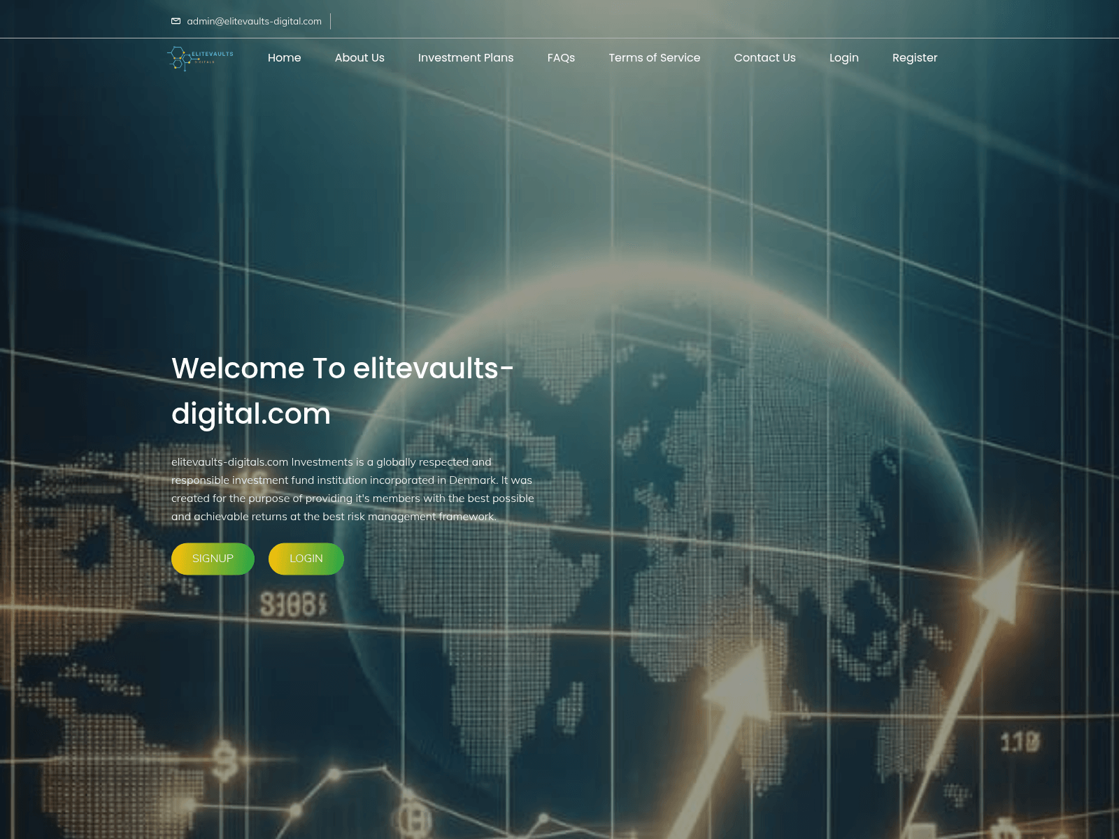 Screenshot of elitevaults-digital.com