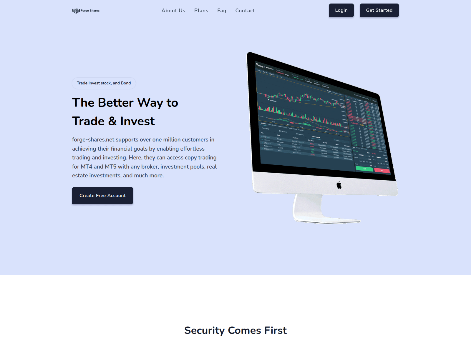 Screenshot of forge-shares.net
