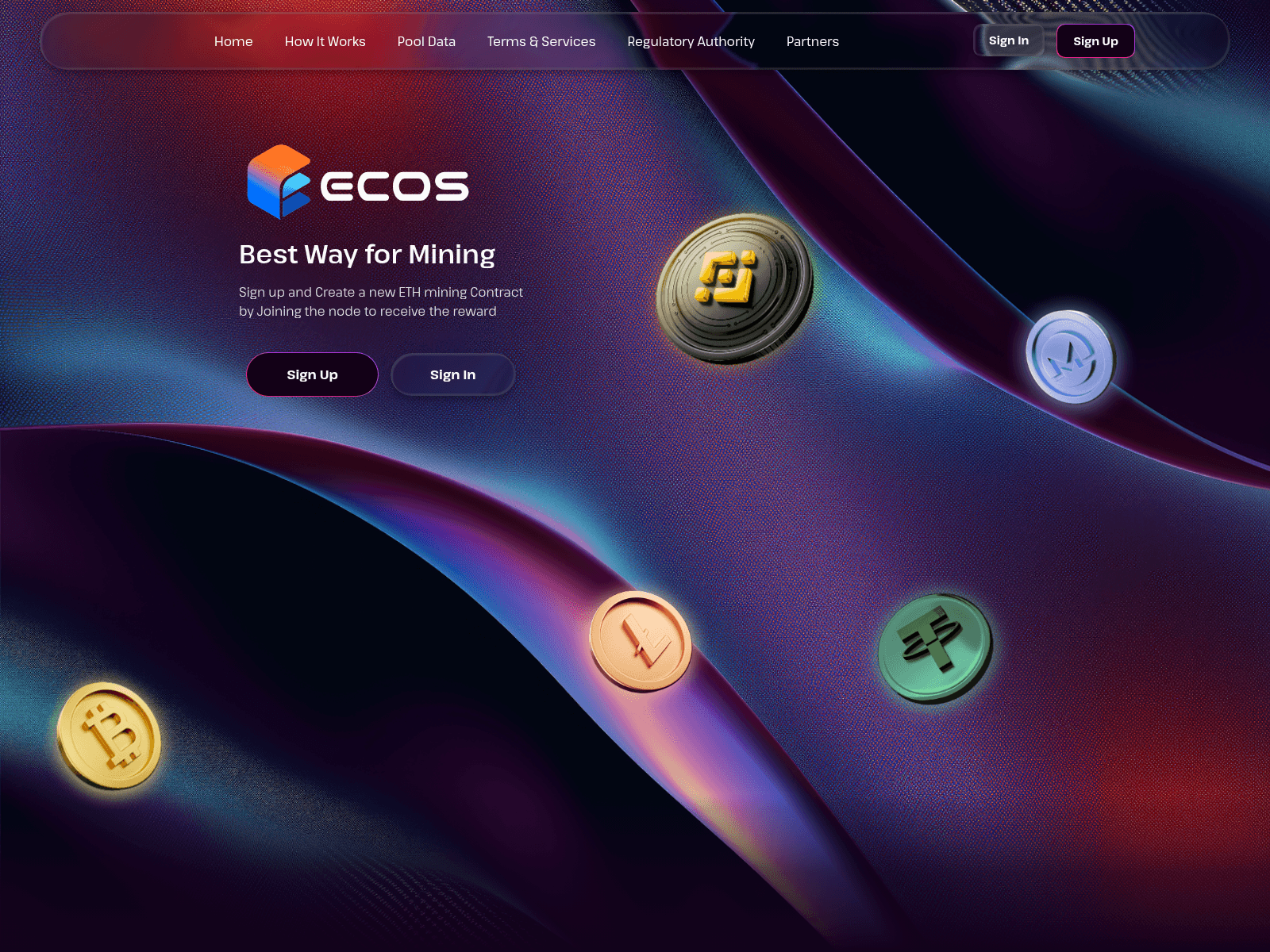 Screenshot of ecoscloud.org