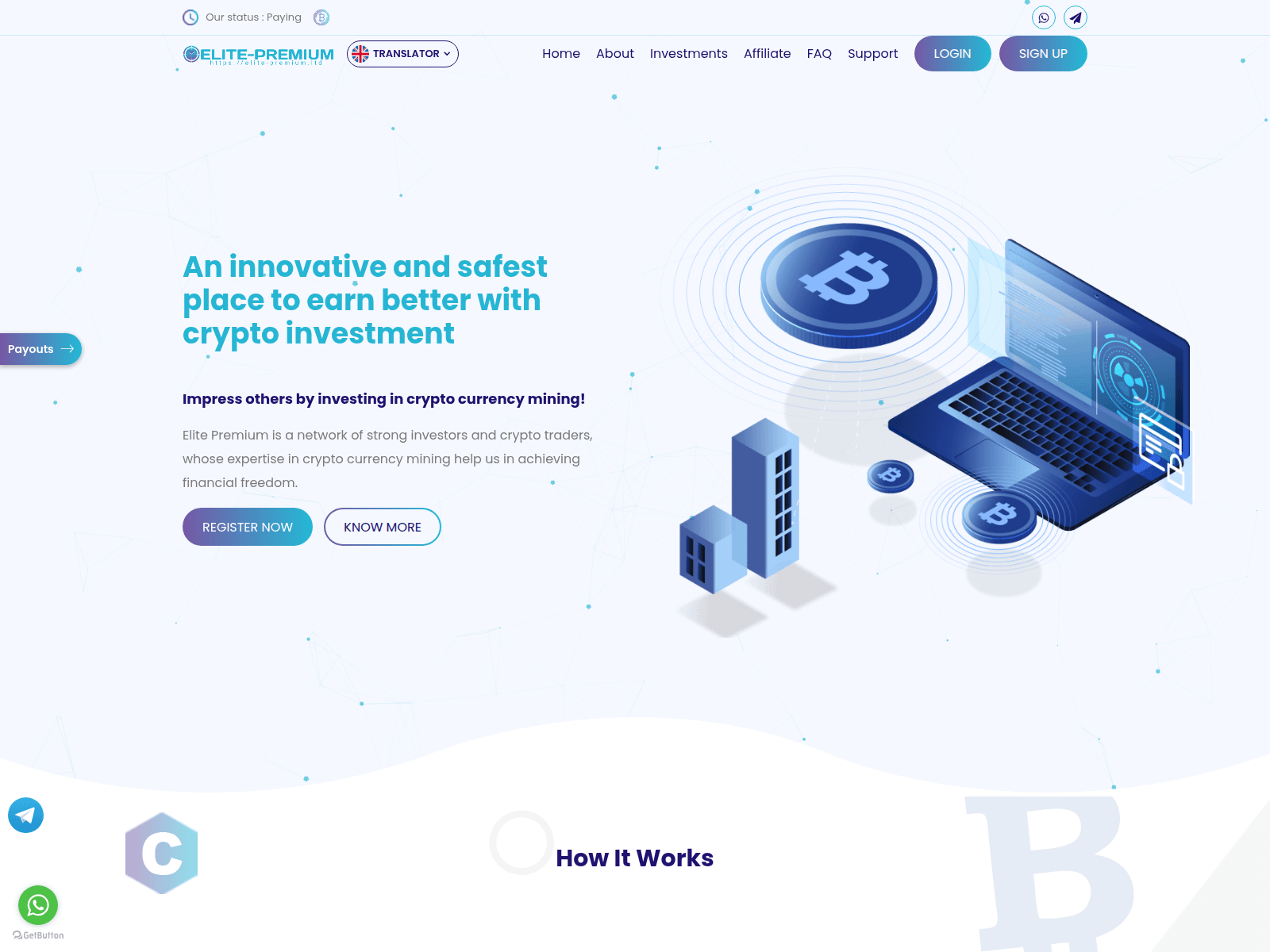 Screenshot of elitepremium-ltd.com