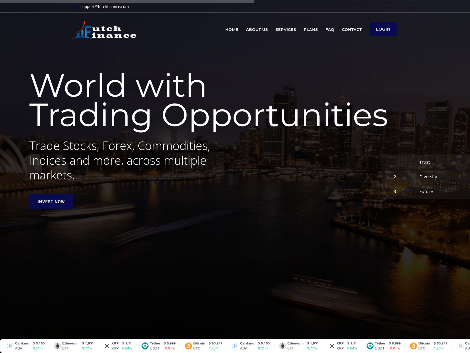 Screenshot of futchfinance.com