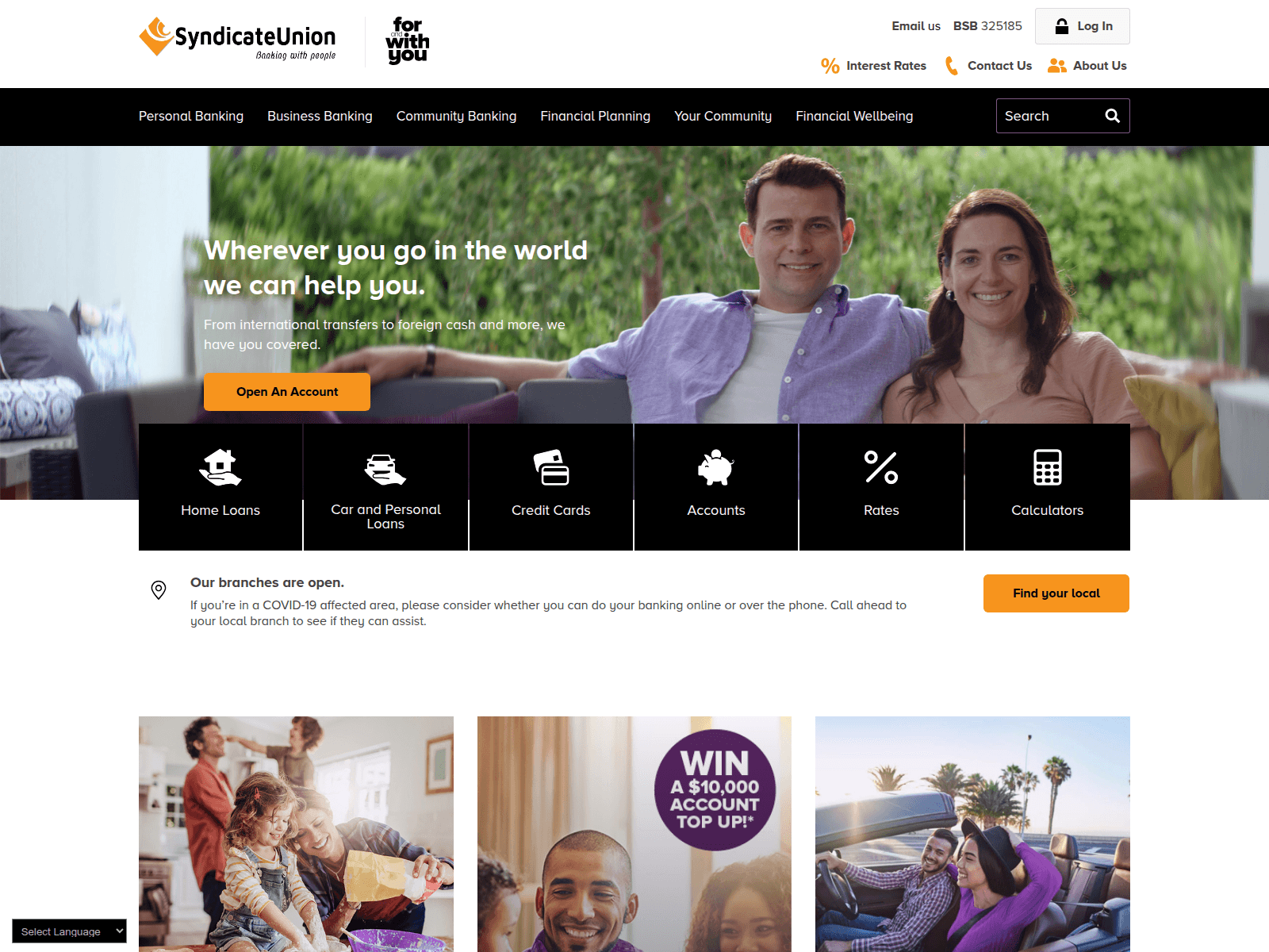 Screenshot of syndicatecreditunion.org