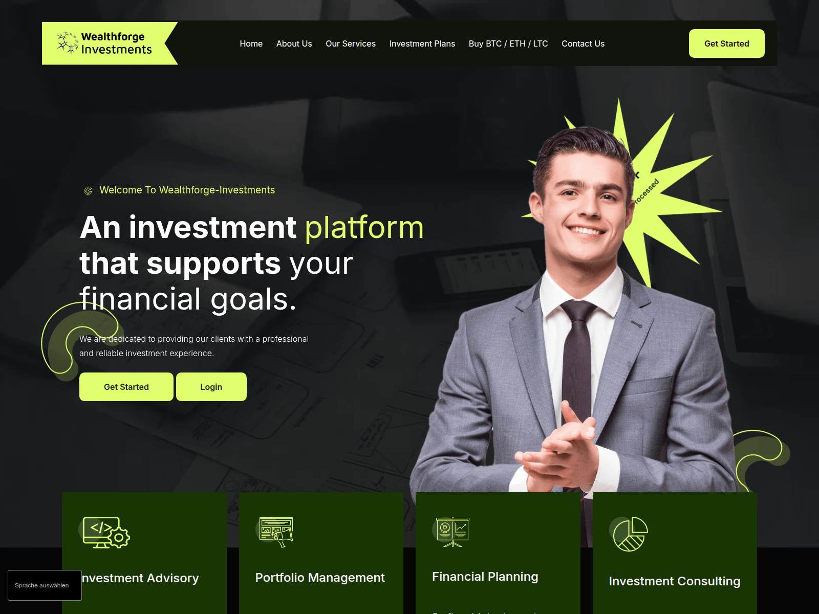 Screenshot of wealthforge-investments.org