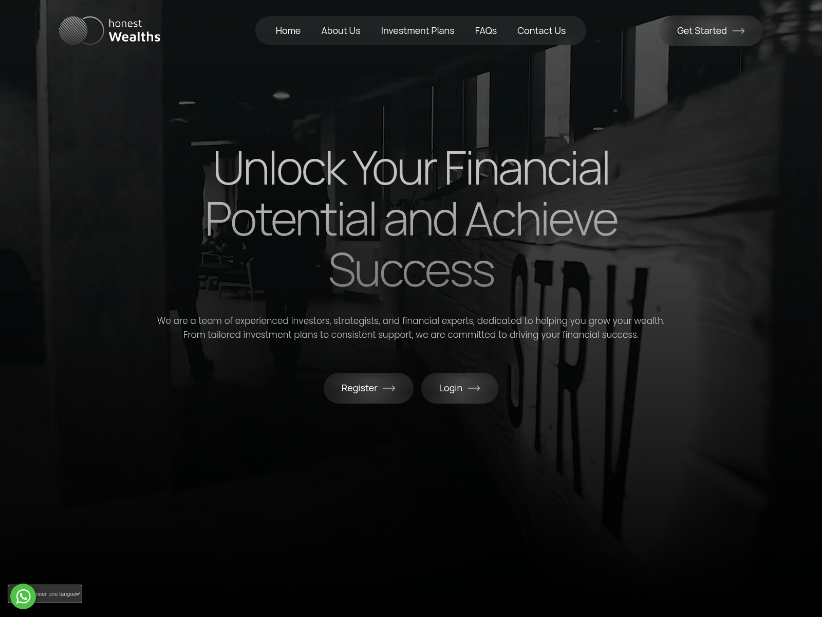 Screenshot of honest-wealths.org