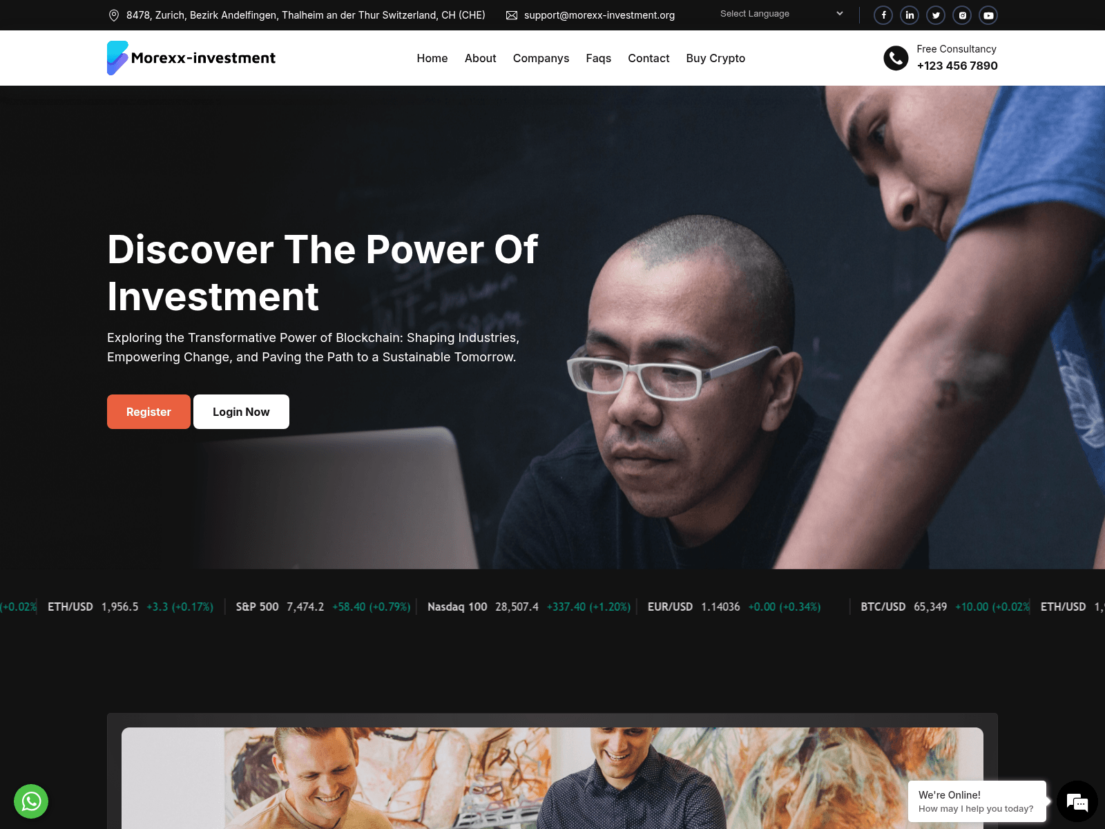 Screenshot of morexx-investments.net