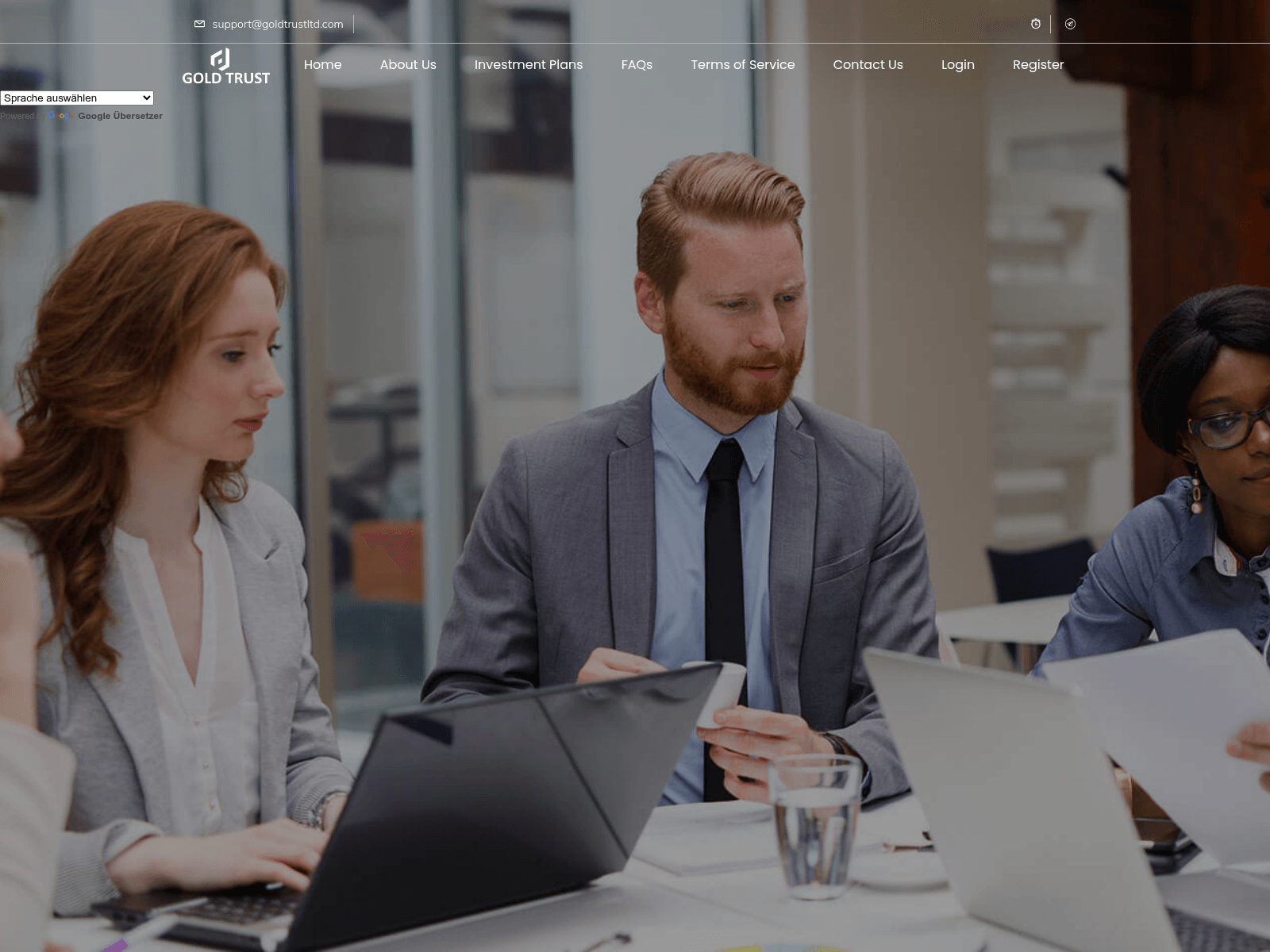 Screenshot of goldtrustltd.com