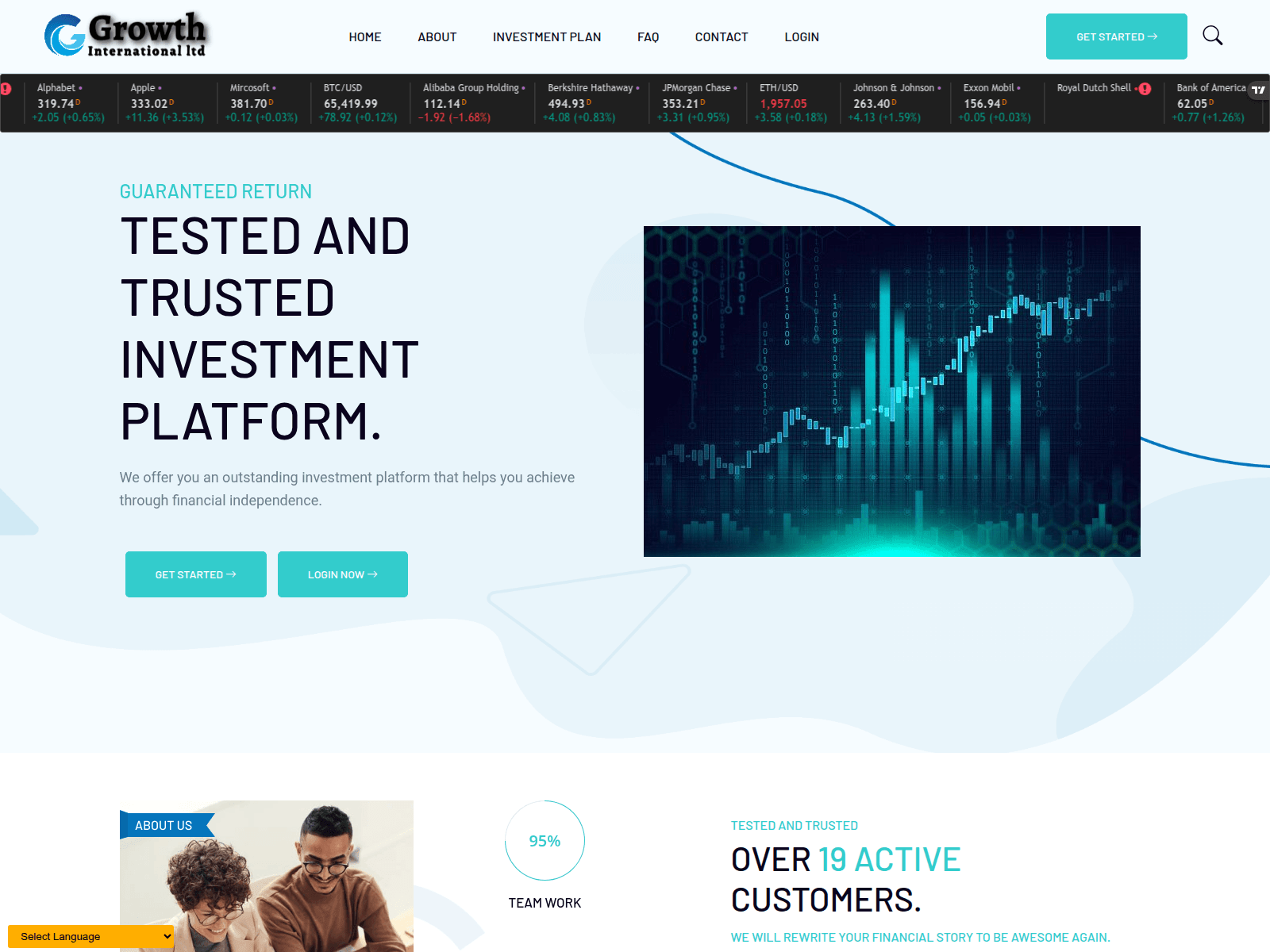 Screenshot of growth-internationallimited.com