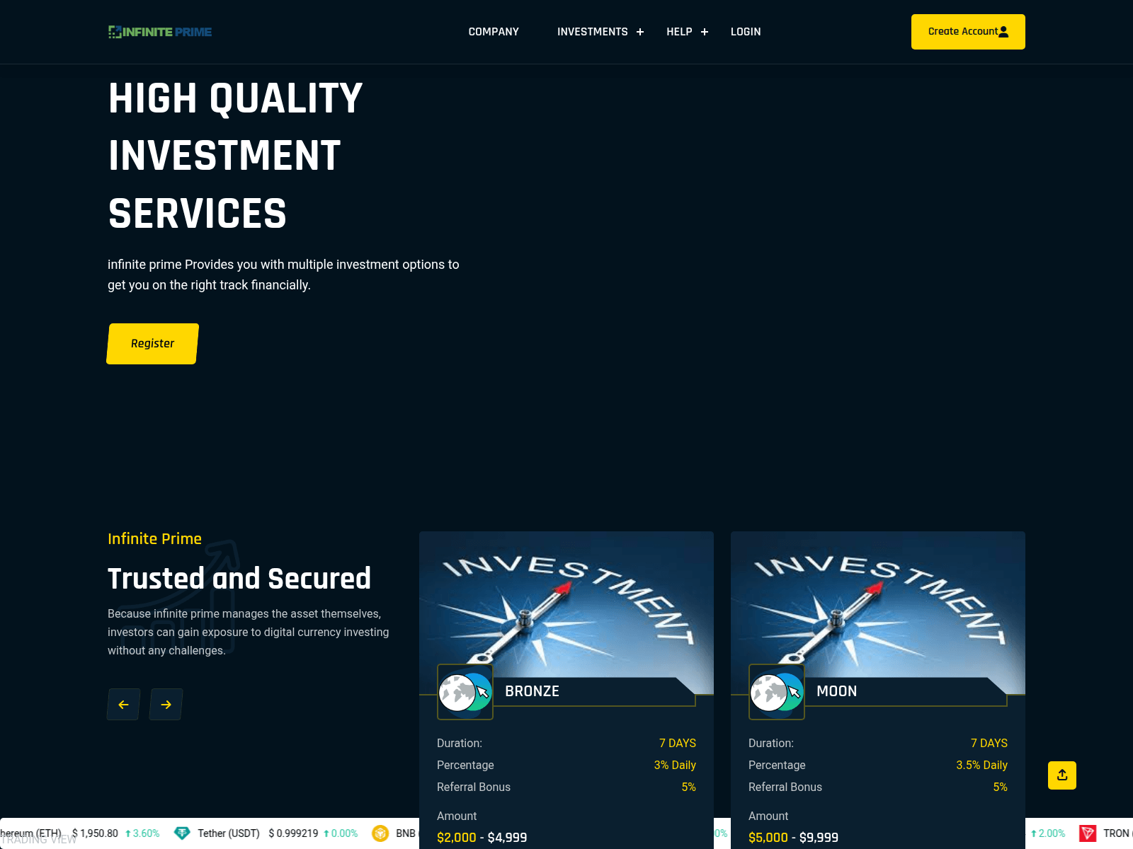 Screenshot of infinitesprime.org