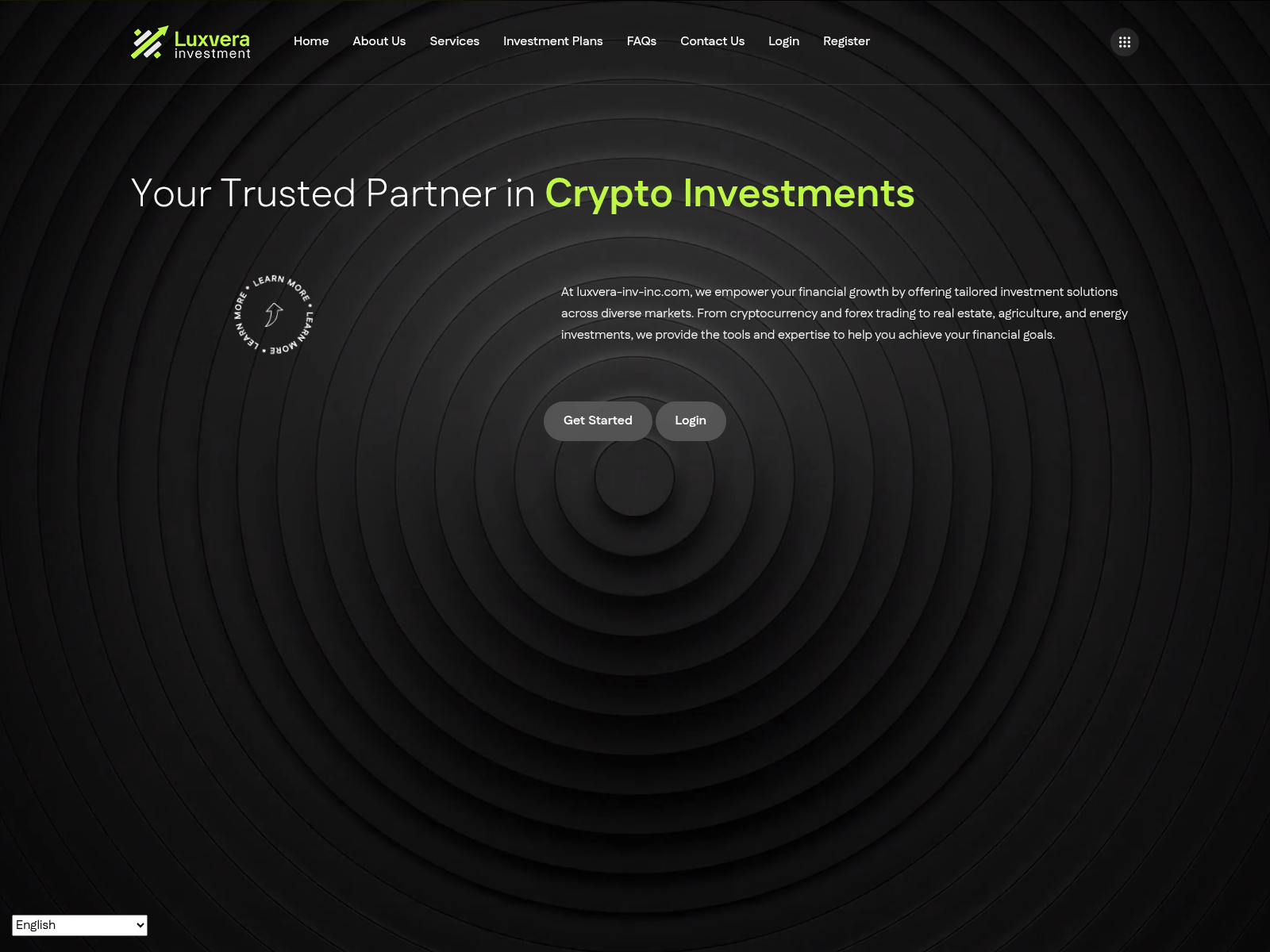 Screenshot of luxvera-inv-inc.com