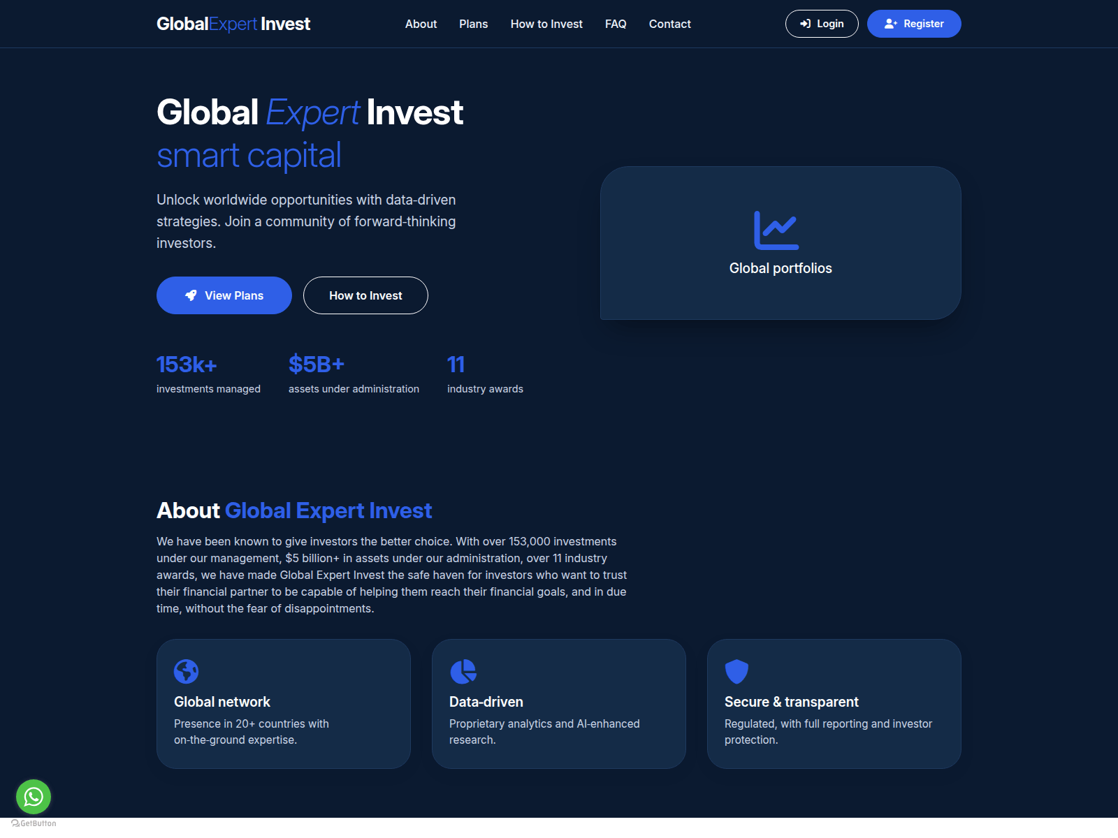 Screenshot of globalexpertinvest.org
