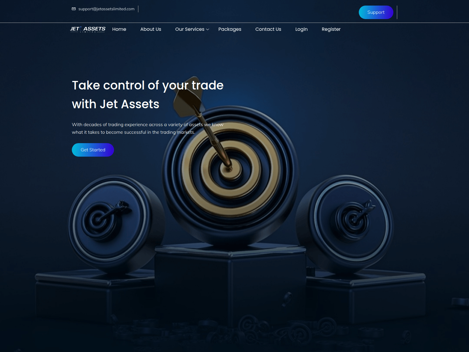 Screenshot of jetassetslimited.com