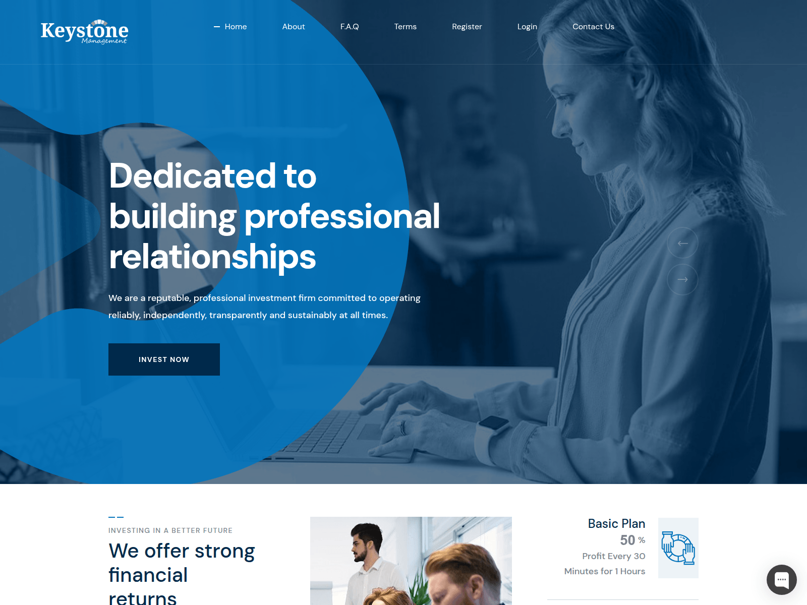 Screenshot of keystonemanagegroup.com