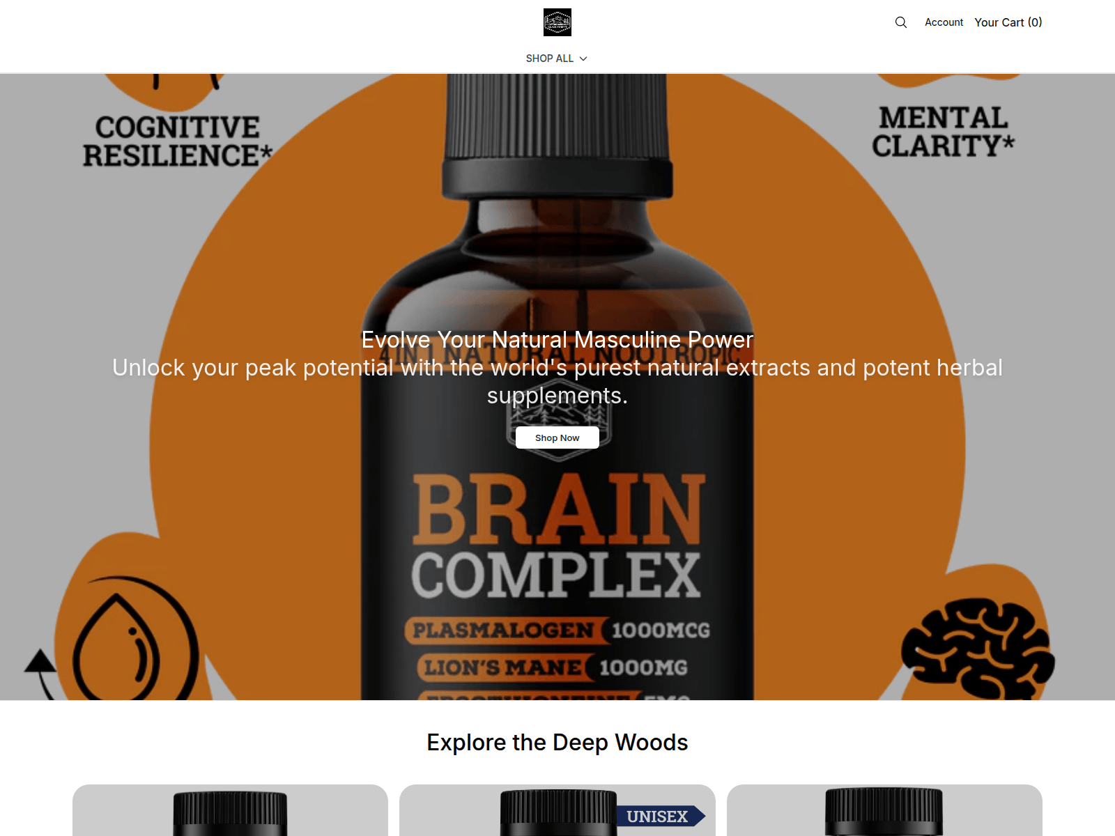 Screenshot of blackforestvitamins.shop