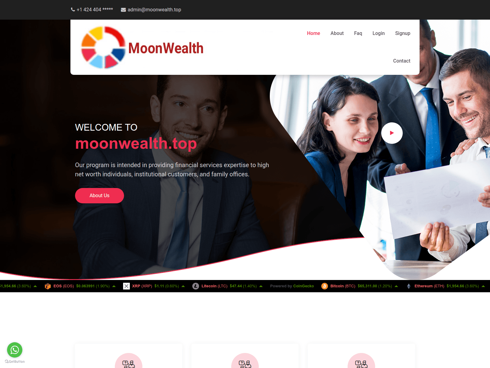 Screenshot of moonwealth.top