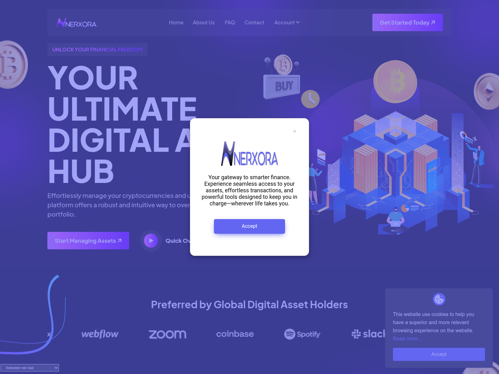 Screenshot of nerxora.com