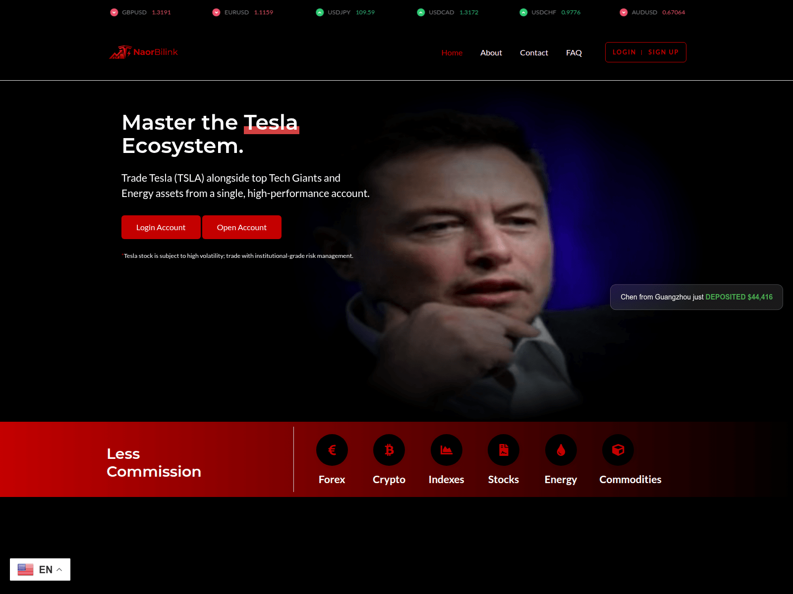 Screenshot of naorbilink.com