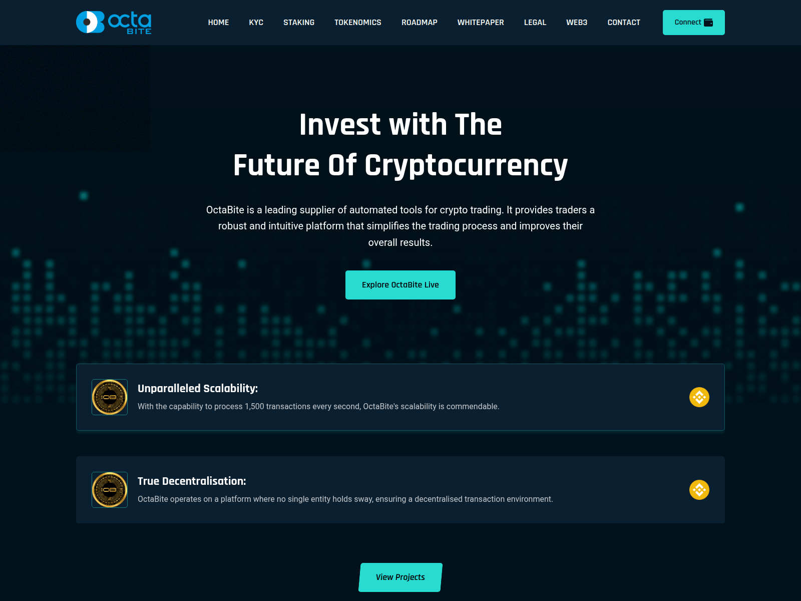 Screenshot of octabite.info