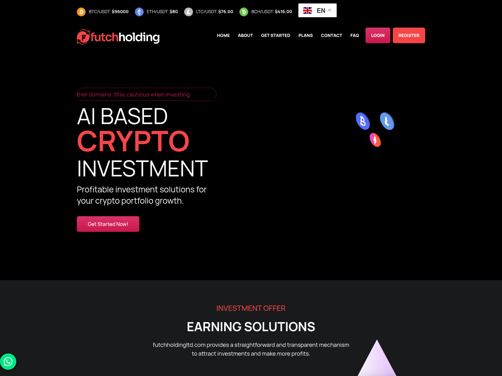 Screenshot of futchholdingltd.com