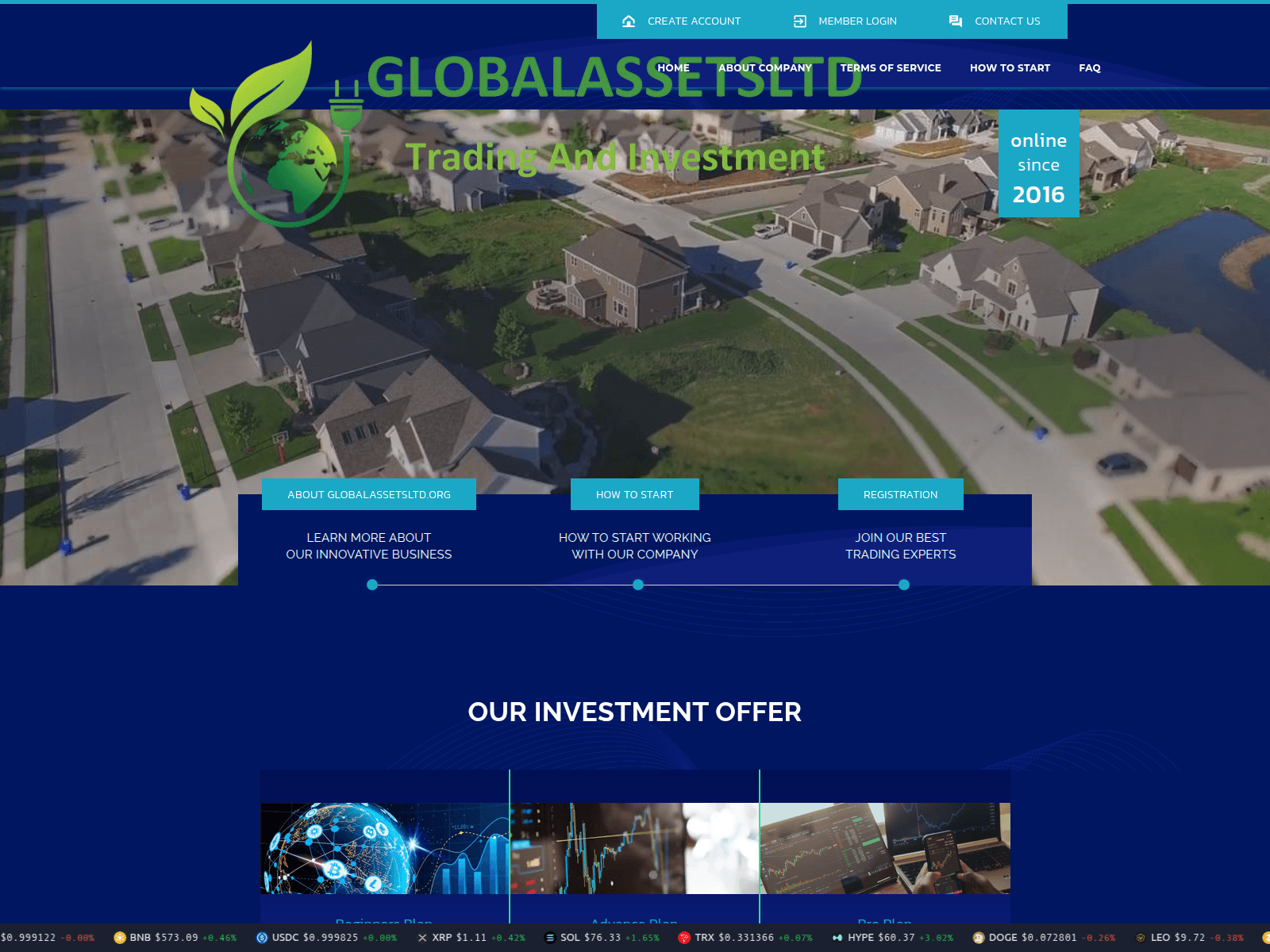 Screenshot of globalassetsltd.org