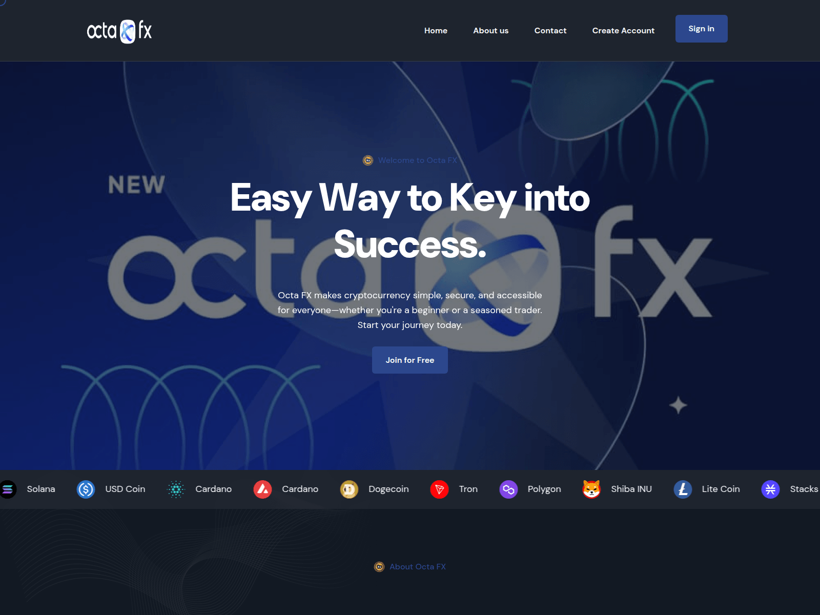 Screenshot of ofxtradingbroker.com
