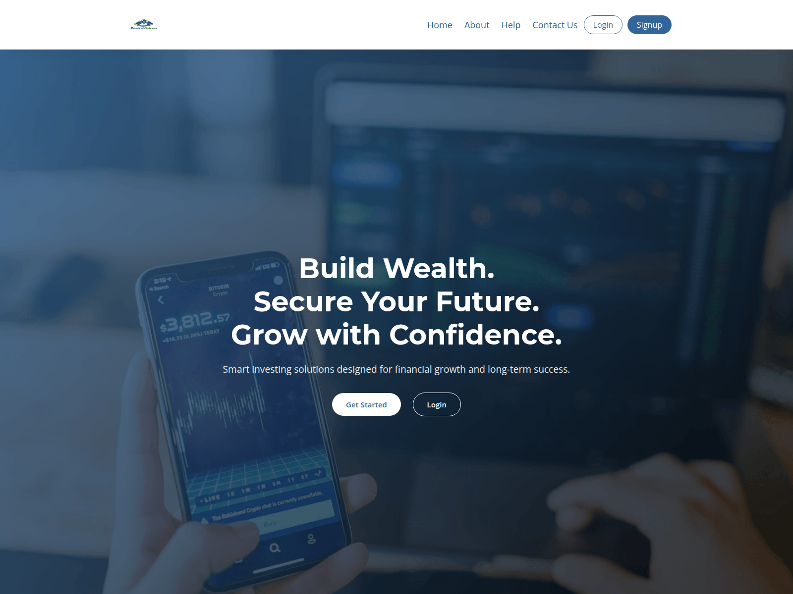 Screenshot of peakvision.ltd