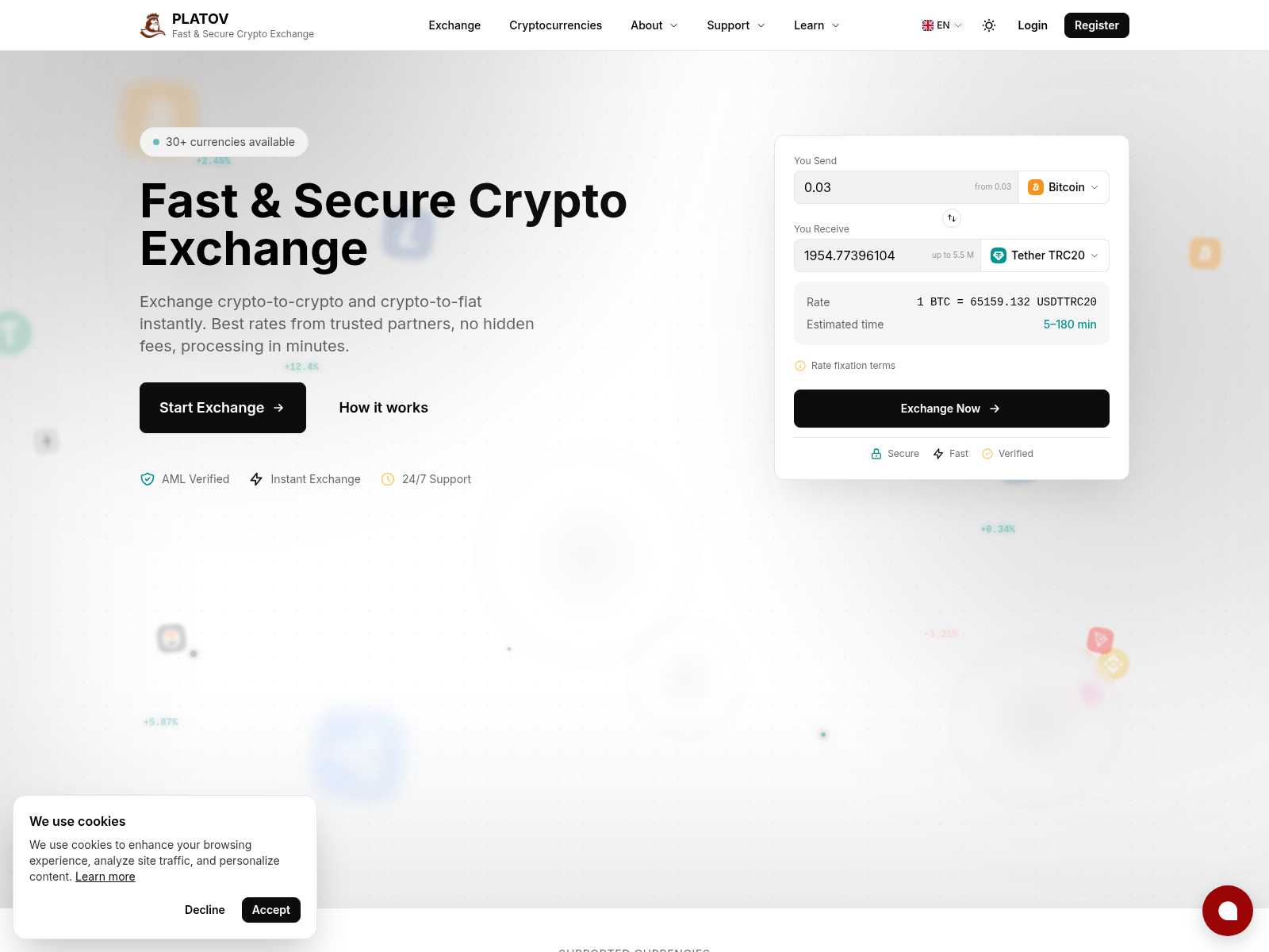 Screenshot of platov.co
