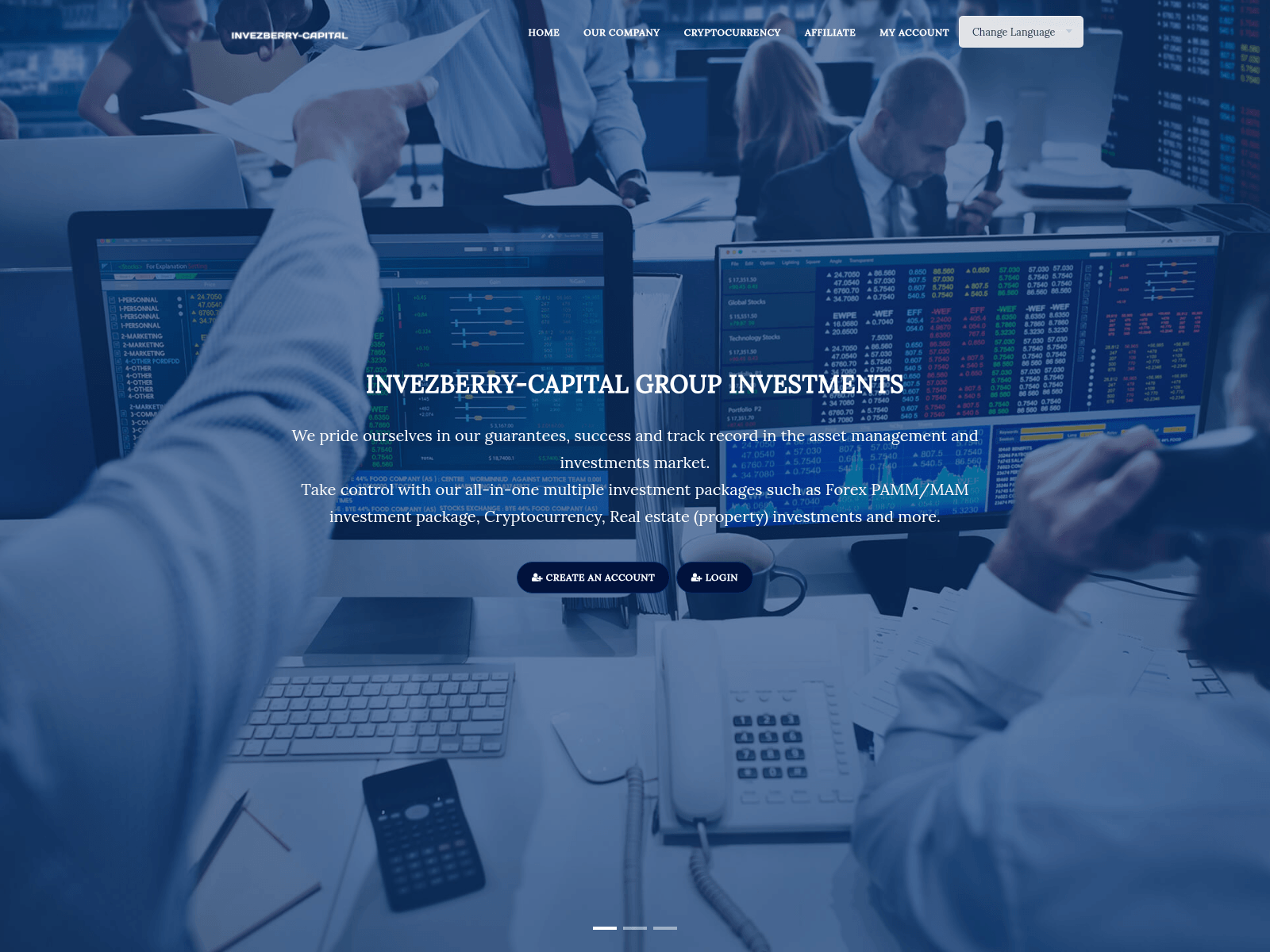 Screenshot of invezberry-capital.org
