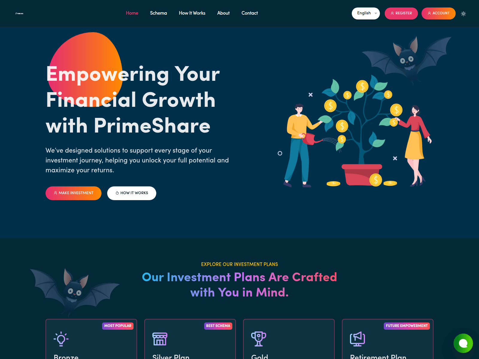 Screenshot of prime-share.com