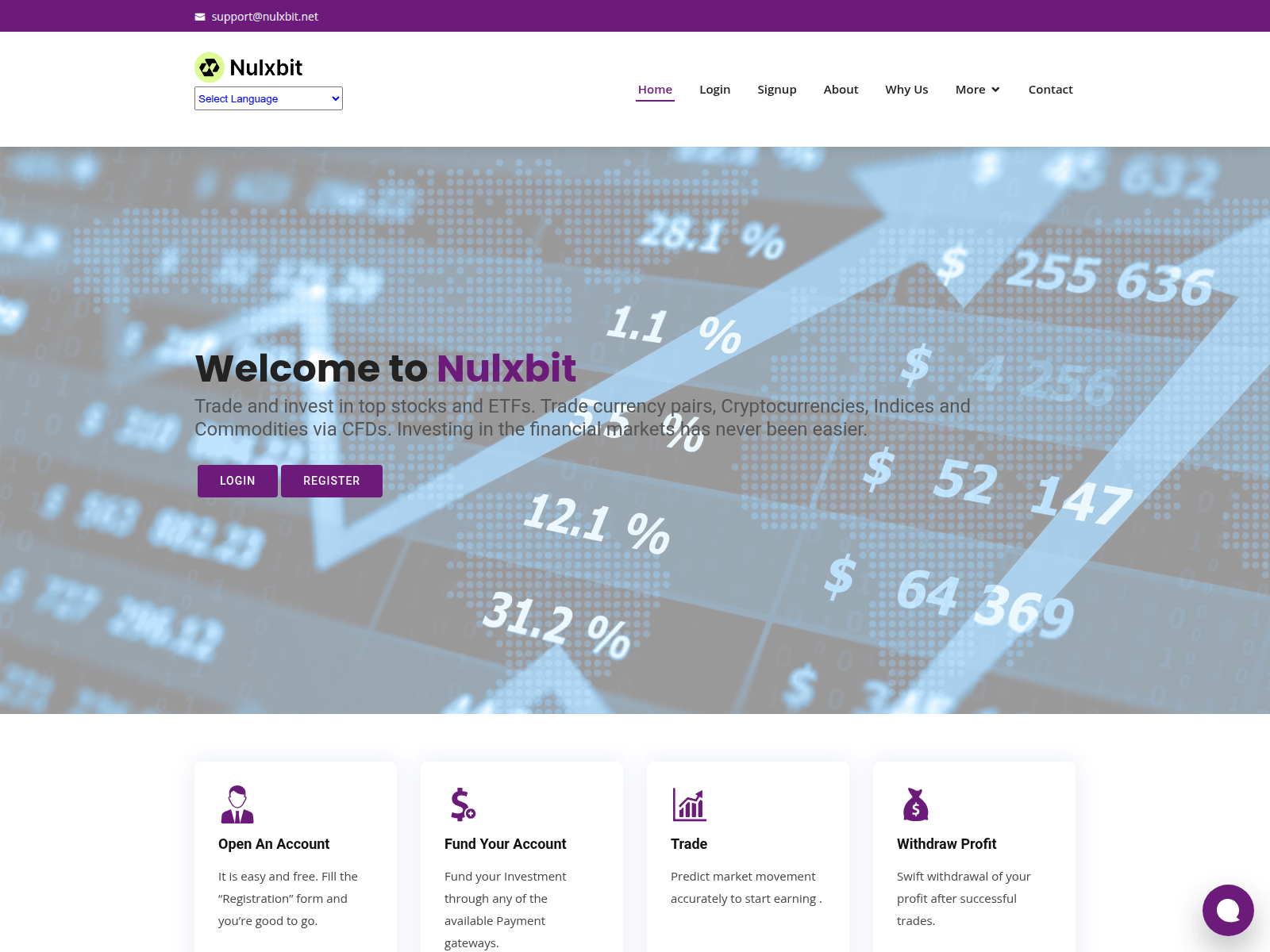 Screenshot of nulxbit.net