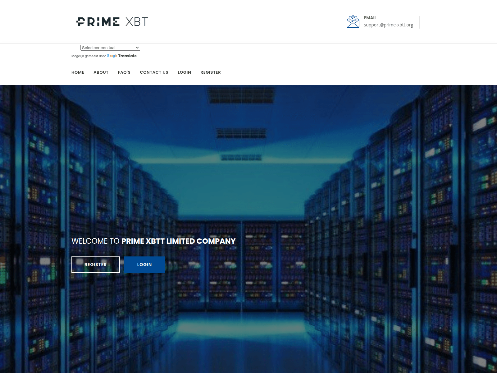 Screenshot of prime-xbtt.org