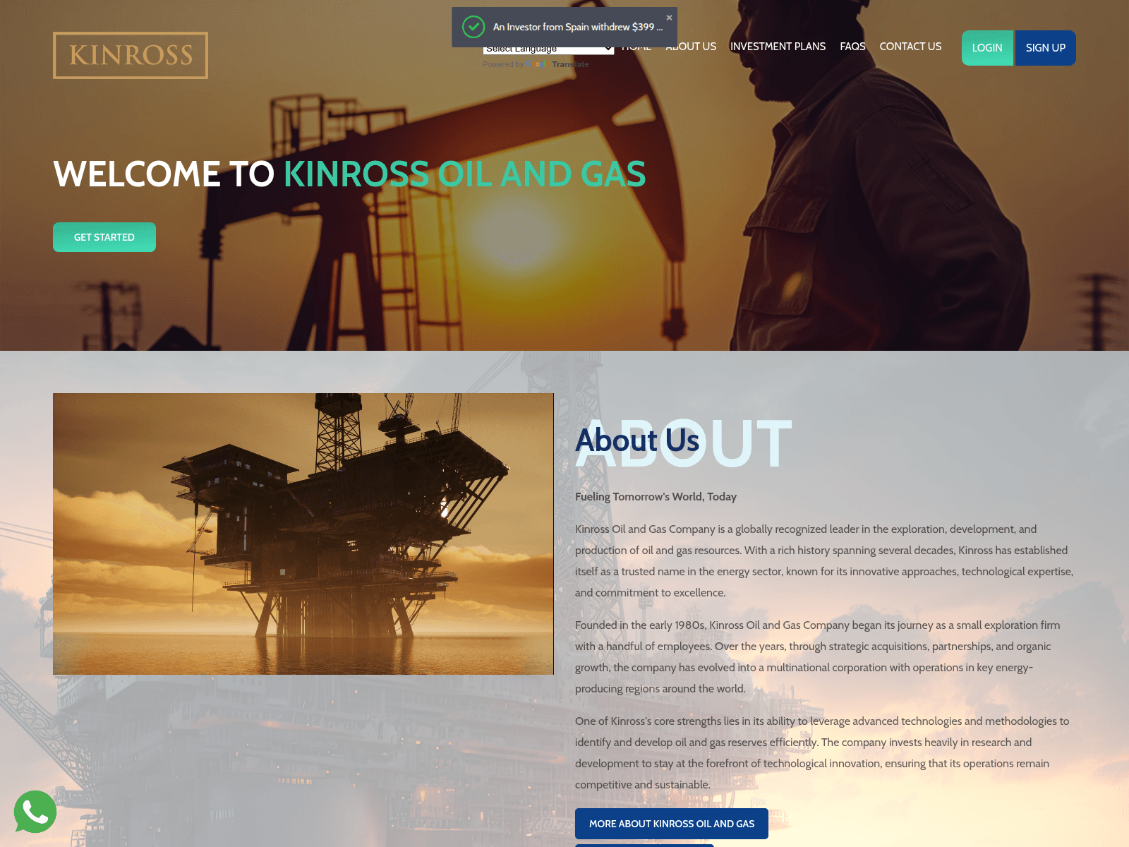 Screenshot of oilkinronssbase.org