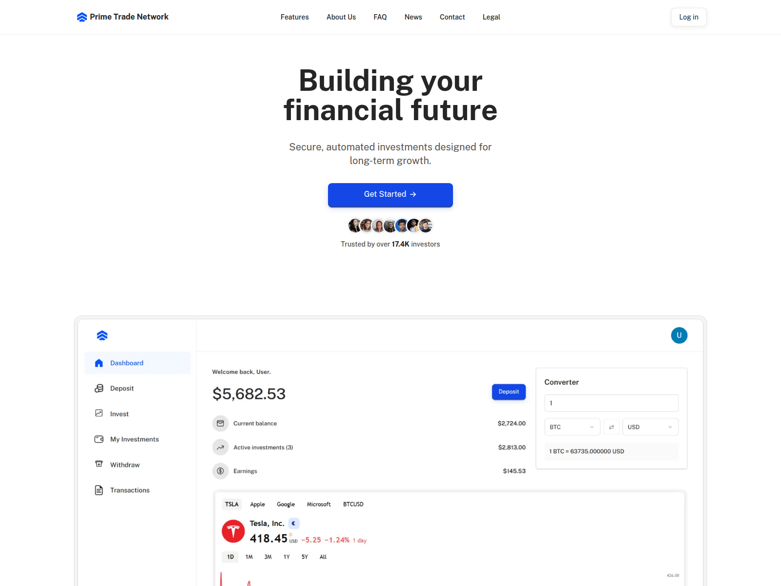 Screenshot of primetradenetwork.cc