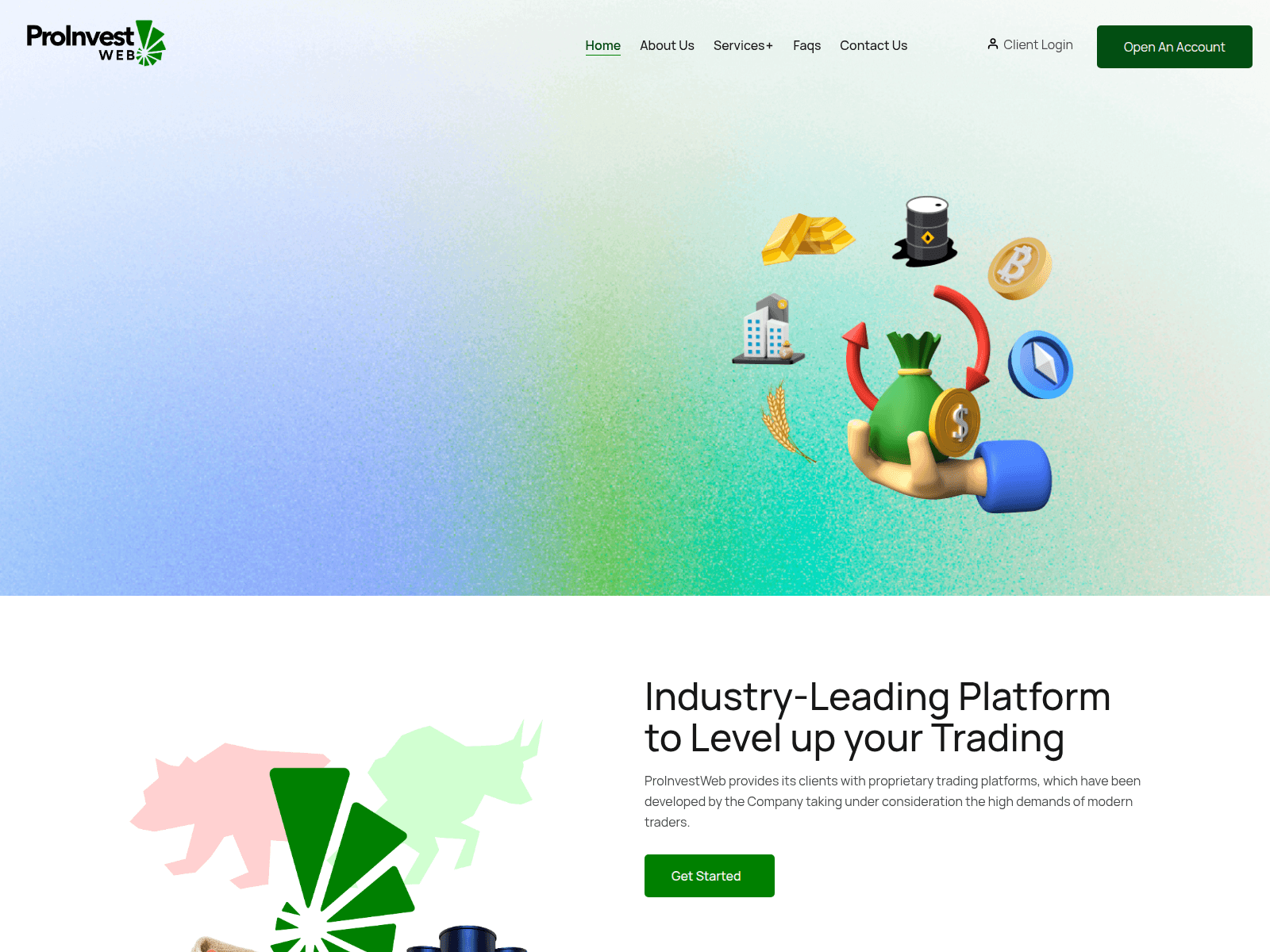 Screenshot of proinvestweb.com