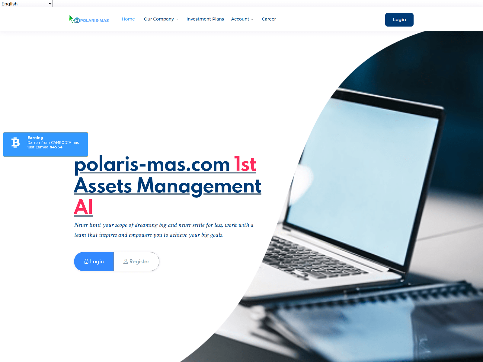 Screenshot of polaris-mas.com