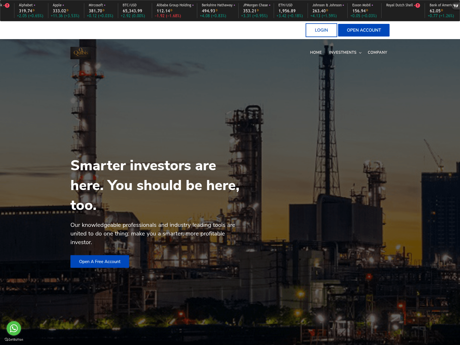 Screenshot of qubistechnvesplatform.com