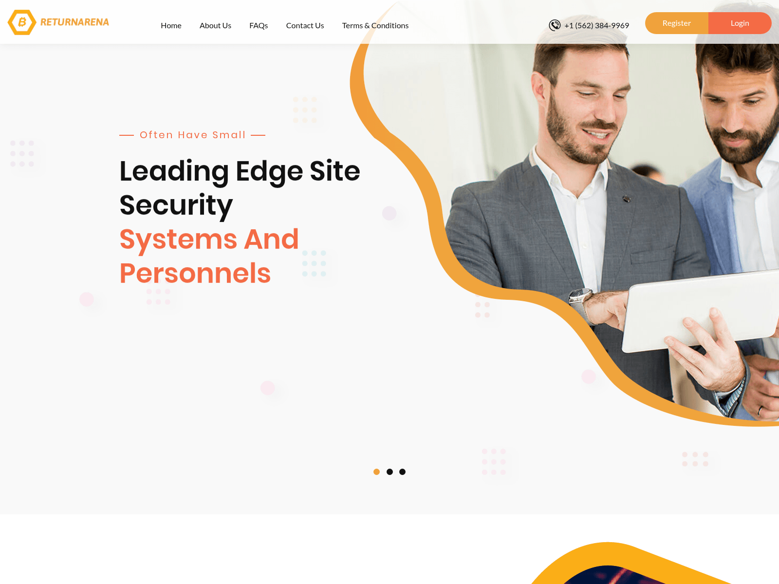 Screenshot of returnarena.com