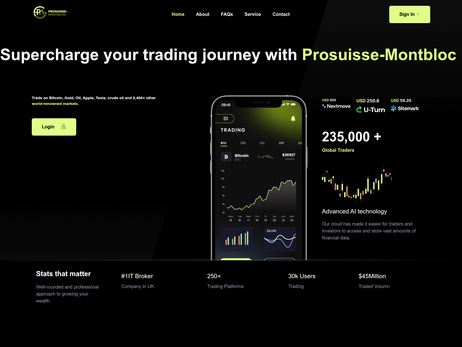 Screenshot of prosuisse-montbloc.com