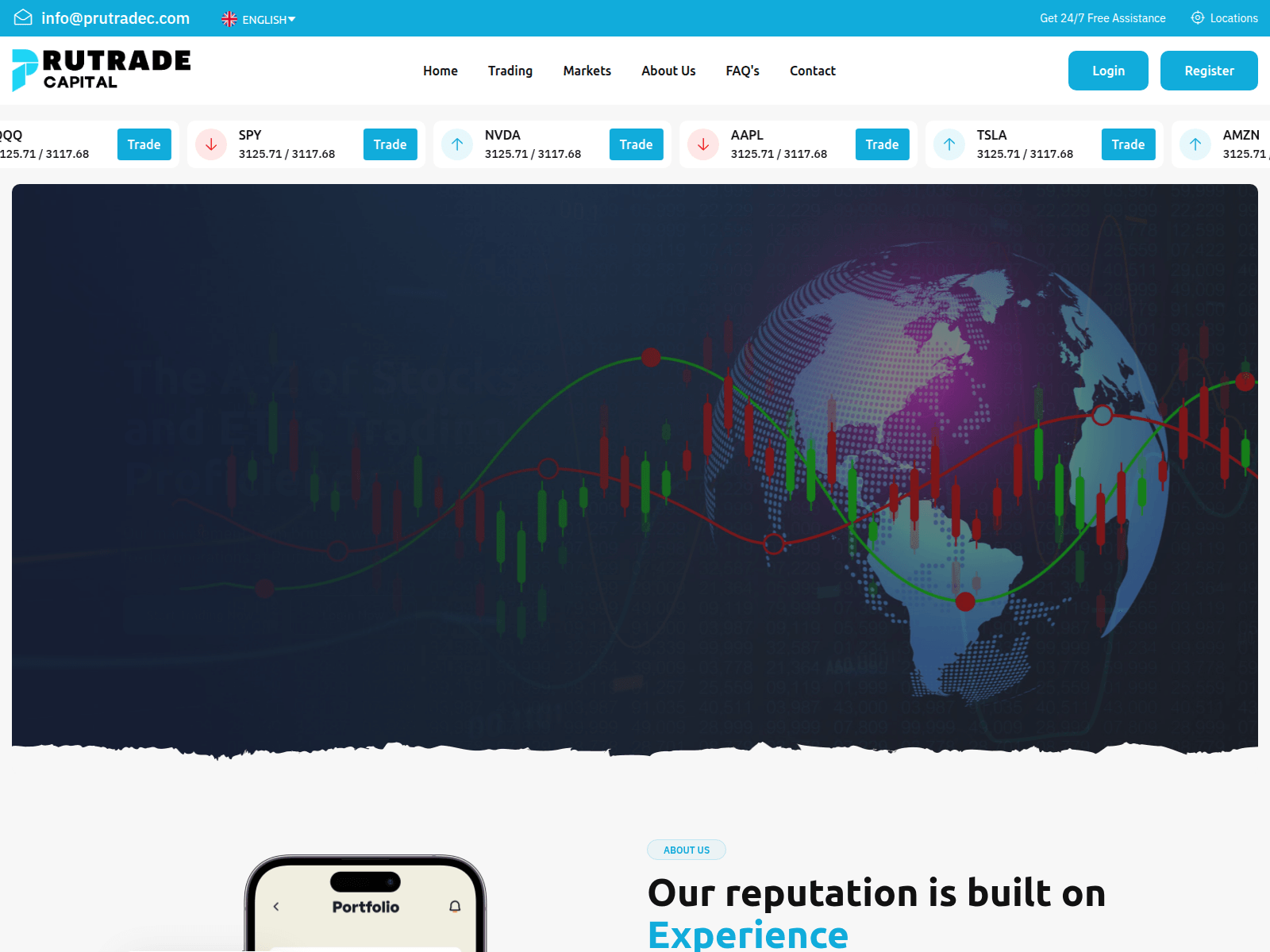 Screenshot of prutradec.com