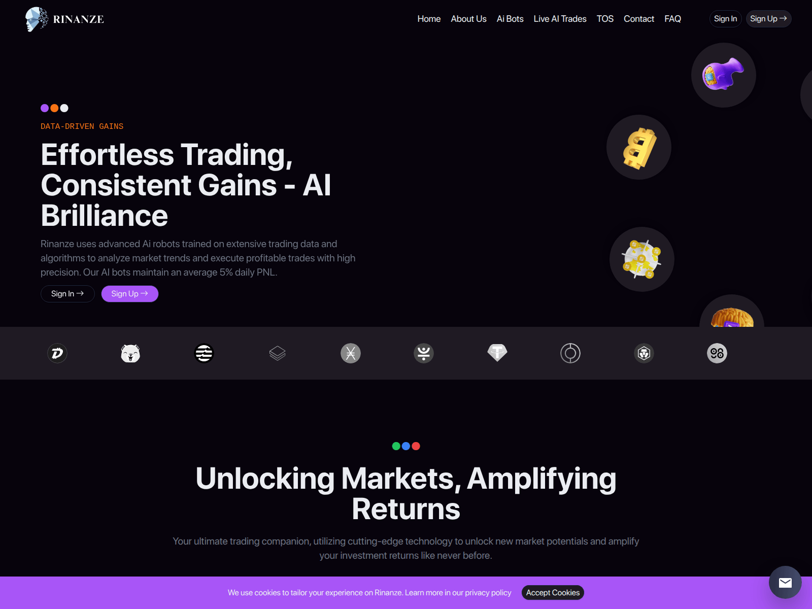 Screenshot of rinanze.com