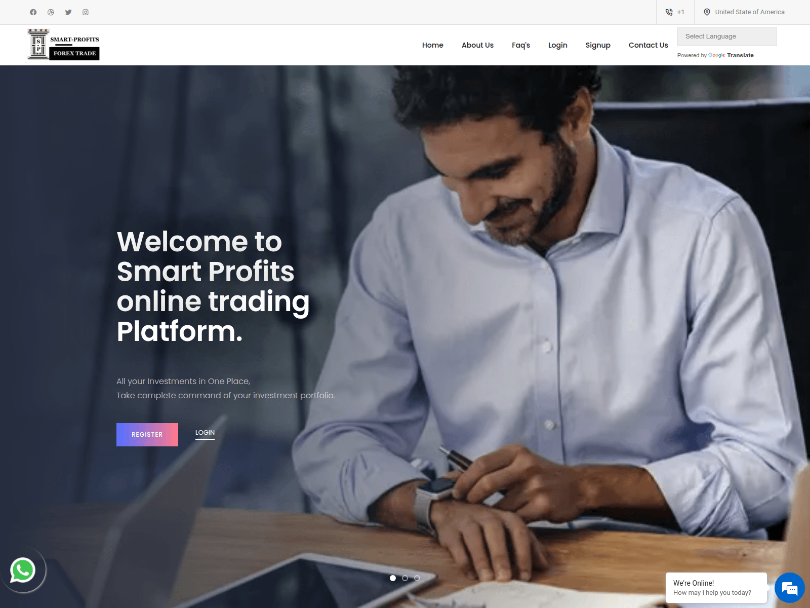 Screenshot of smartprofitsltd.com