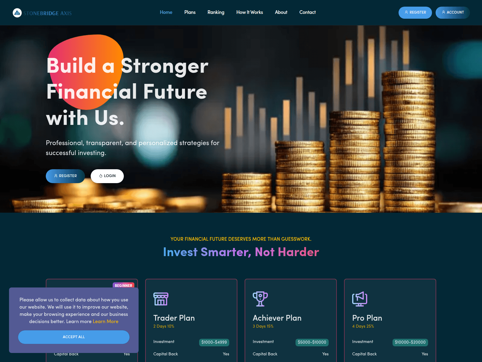 Screenshot of stonebridgeaxis.com