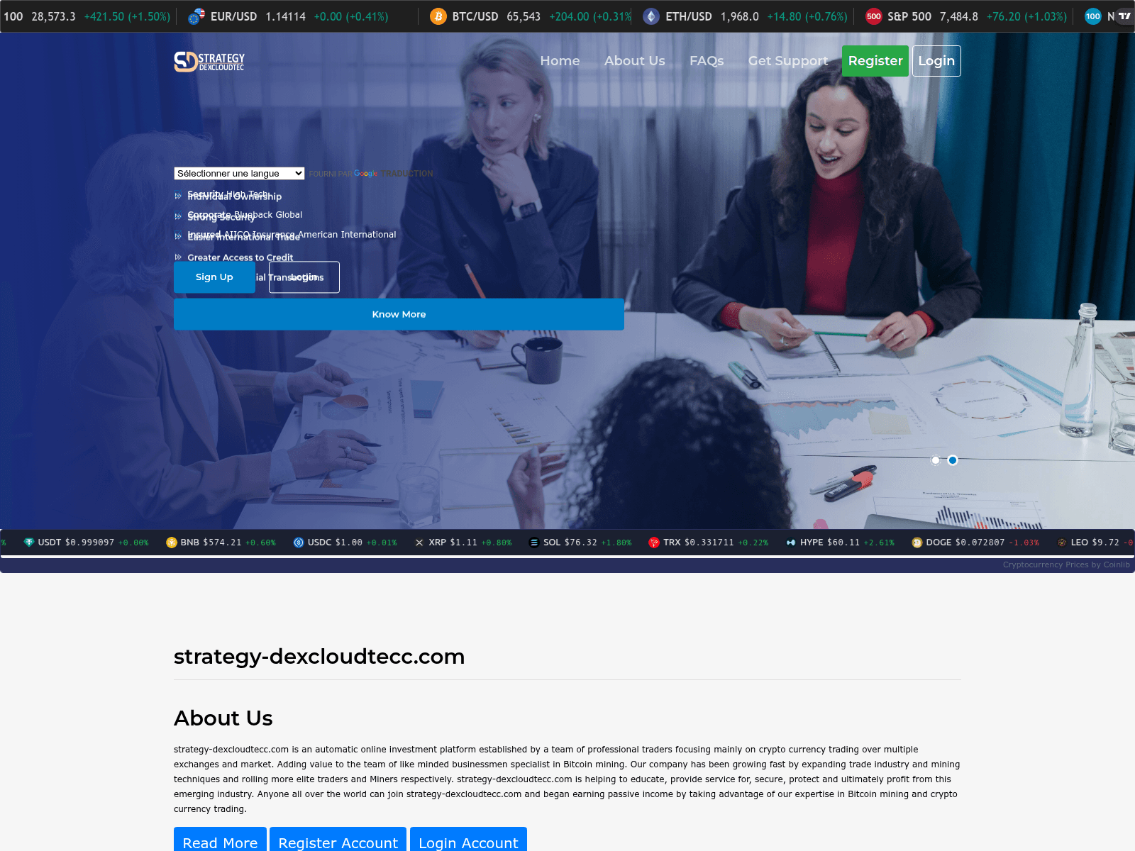 Screenshot of strategy-dexcloudtecc.com