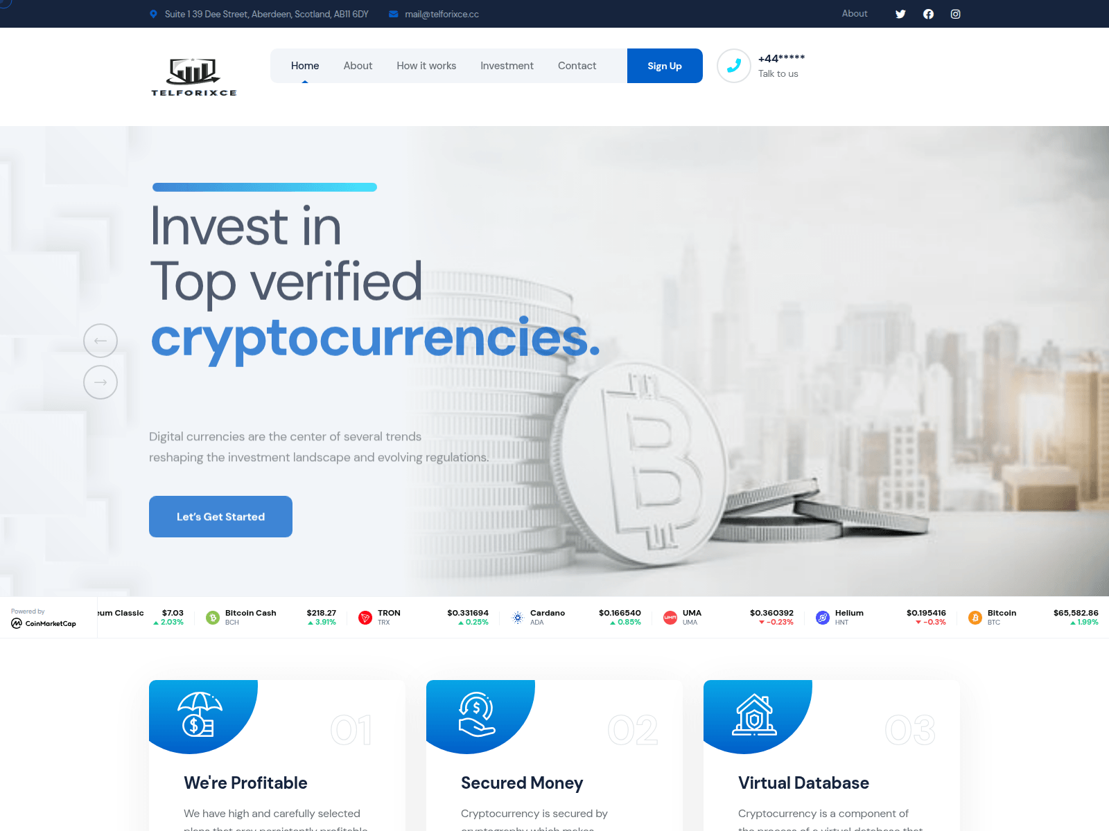 Screenshot of telforixce.cc