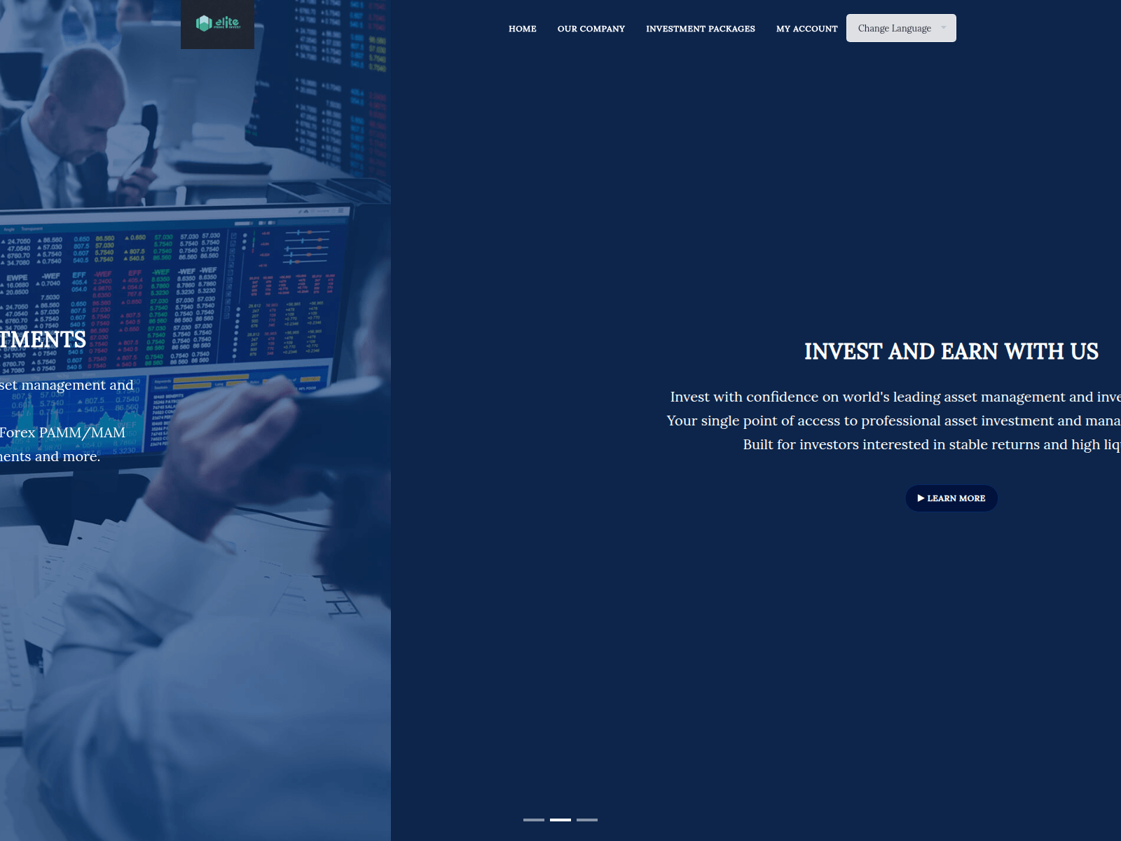 Screenshot of theelitetr-max.com