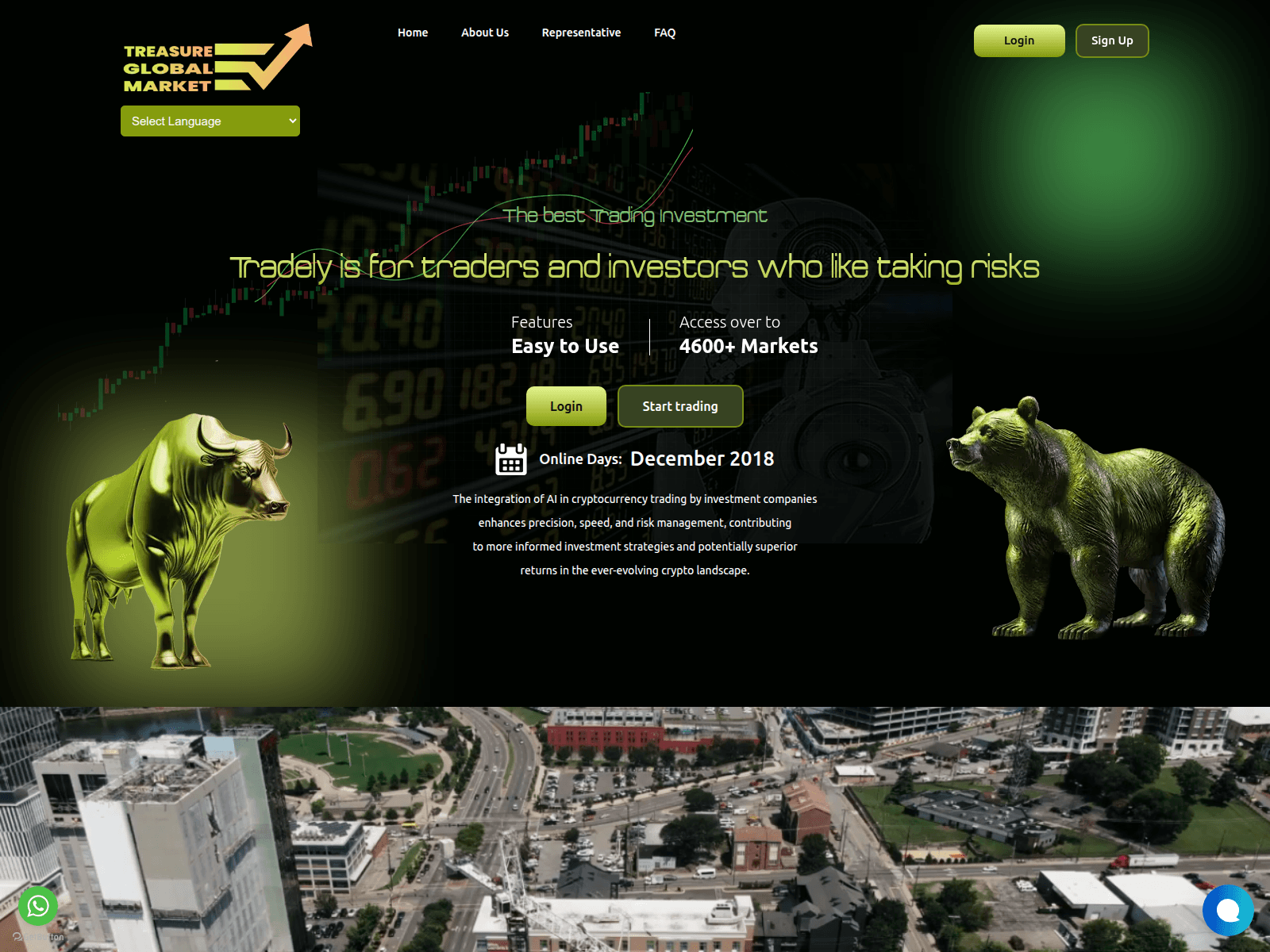 Screenshot of treasureglobalarmket.org
